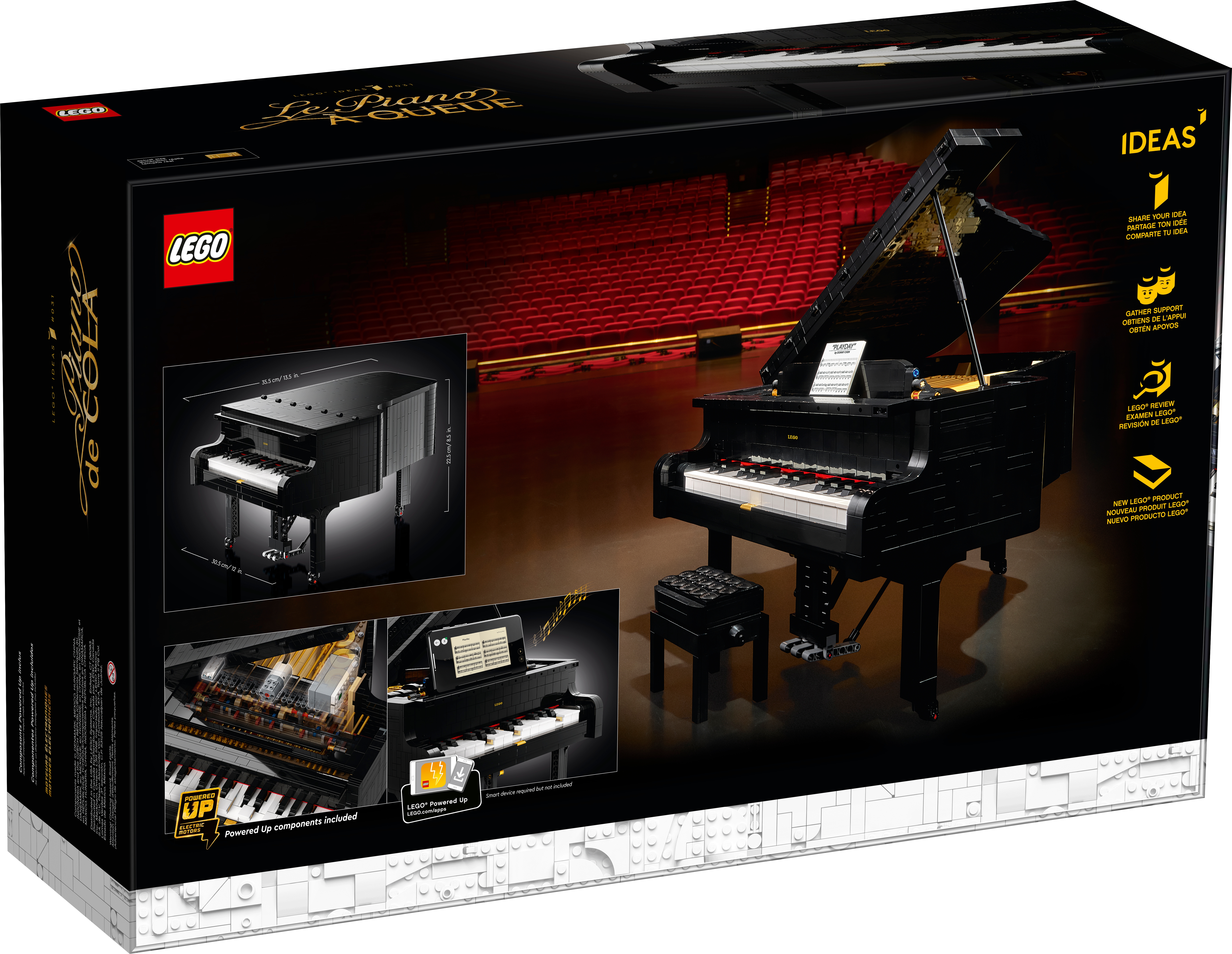 Ecco il set LEGO Ideas Pianoforte a Coda (21323) in Azione! - Mattonito