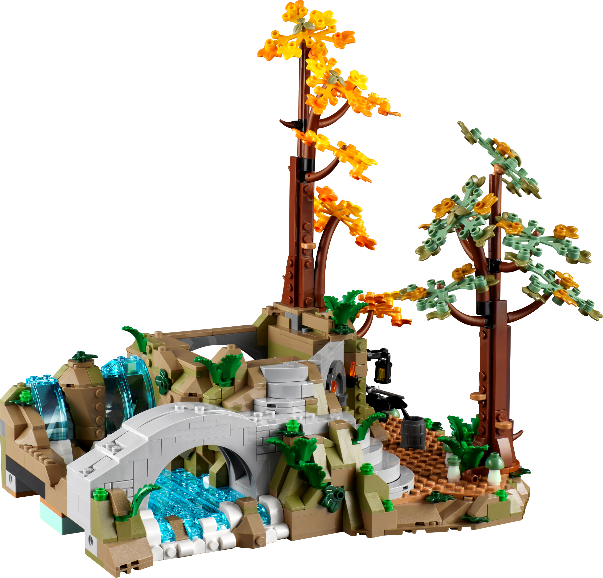 FYHCY Vitrine pour Lego 10316 Le château de Glen Rivendell
