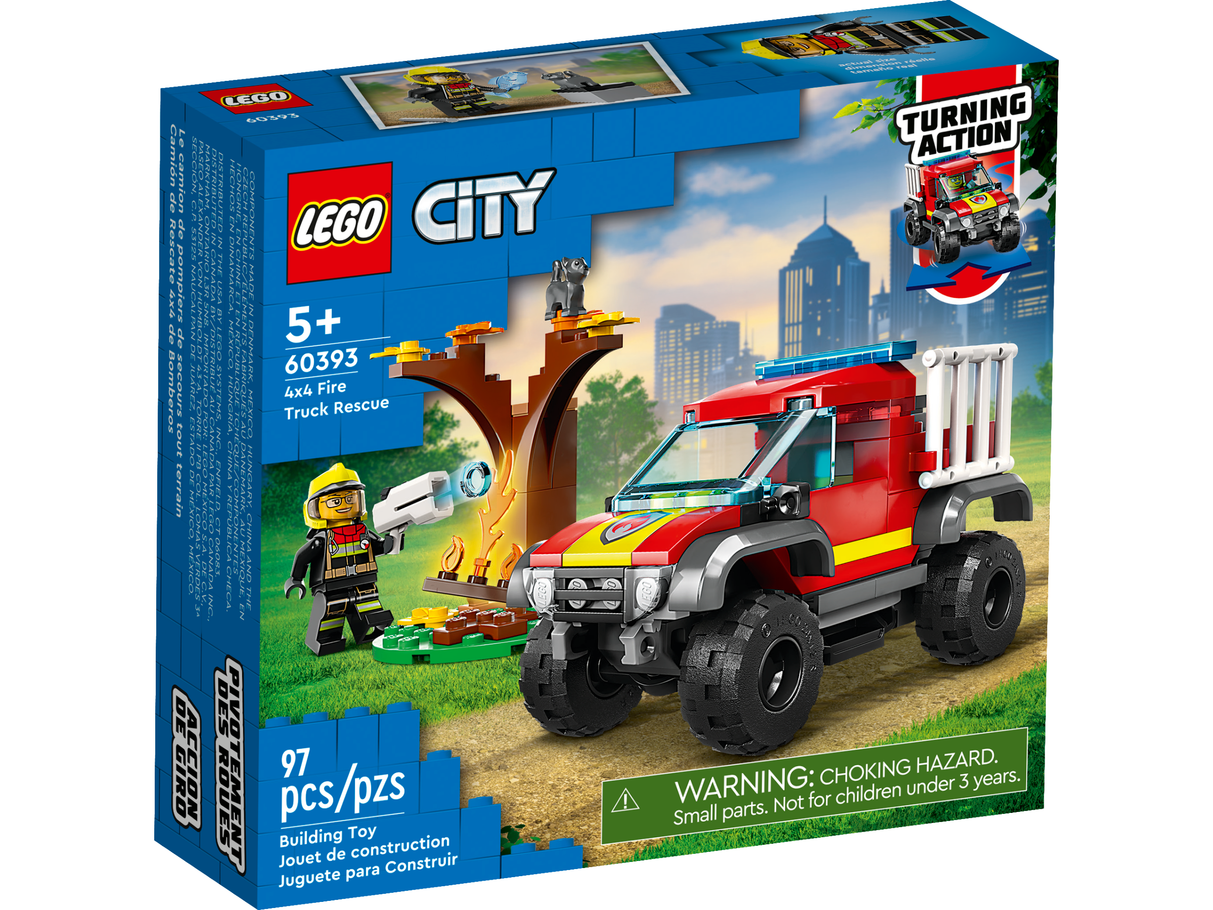 4x4 Fire Truck Rescue 60393, City