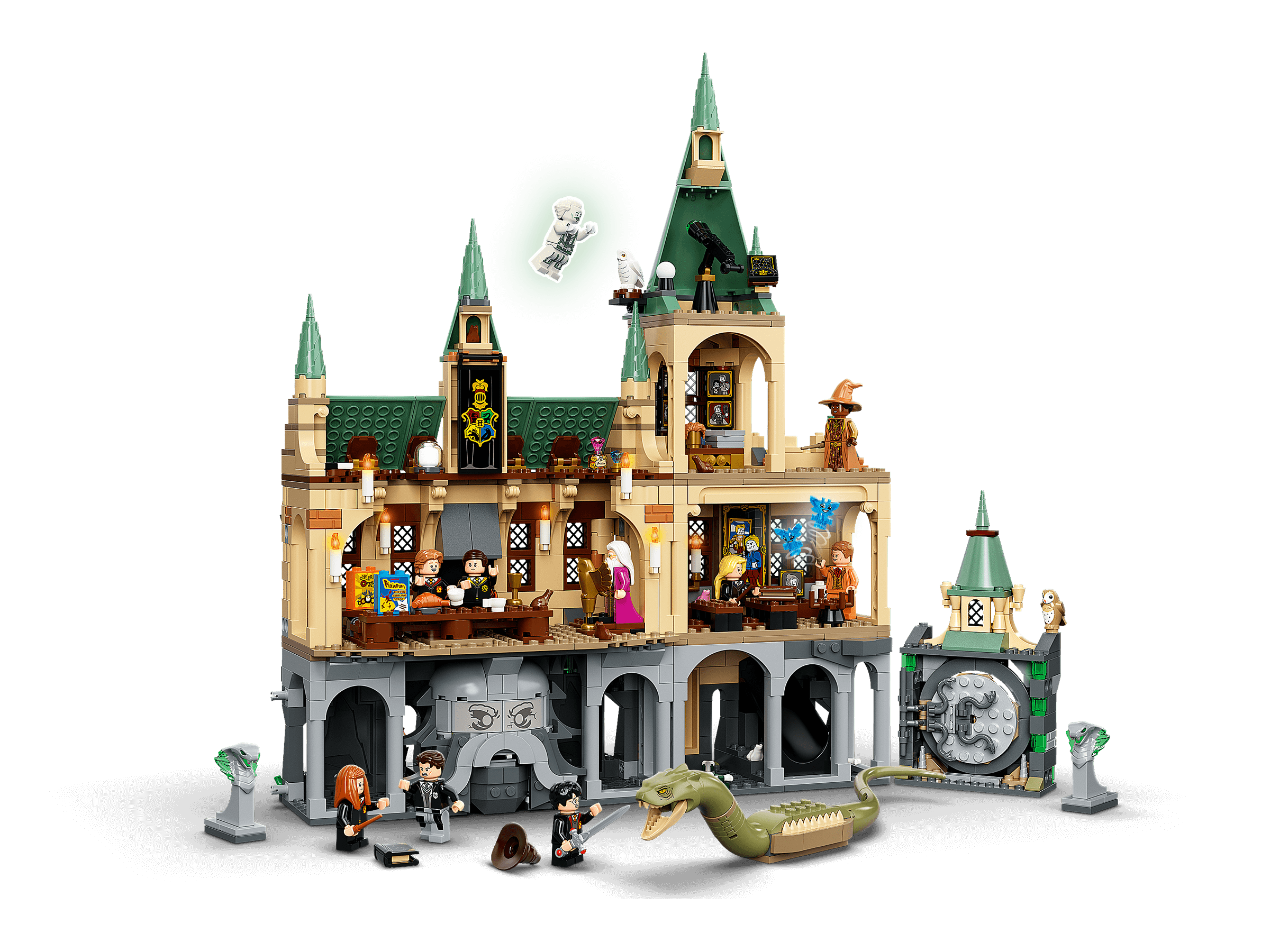 BRICKCOMPLETE Lego Harry Potter 76386 Poudlard : réservoir à jus multiples,  chambre de Poudlard 76389 : : Jeux et Jouets