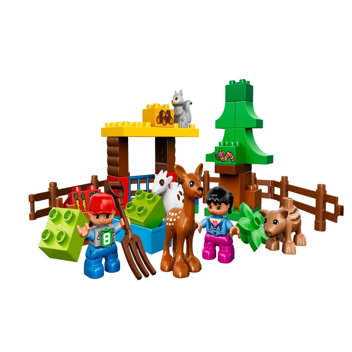 Rejse Rejse cylinder Forest: Animals 10582 | DUPLO® | Buy online at the Official LEGO® Shop US