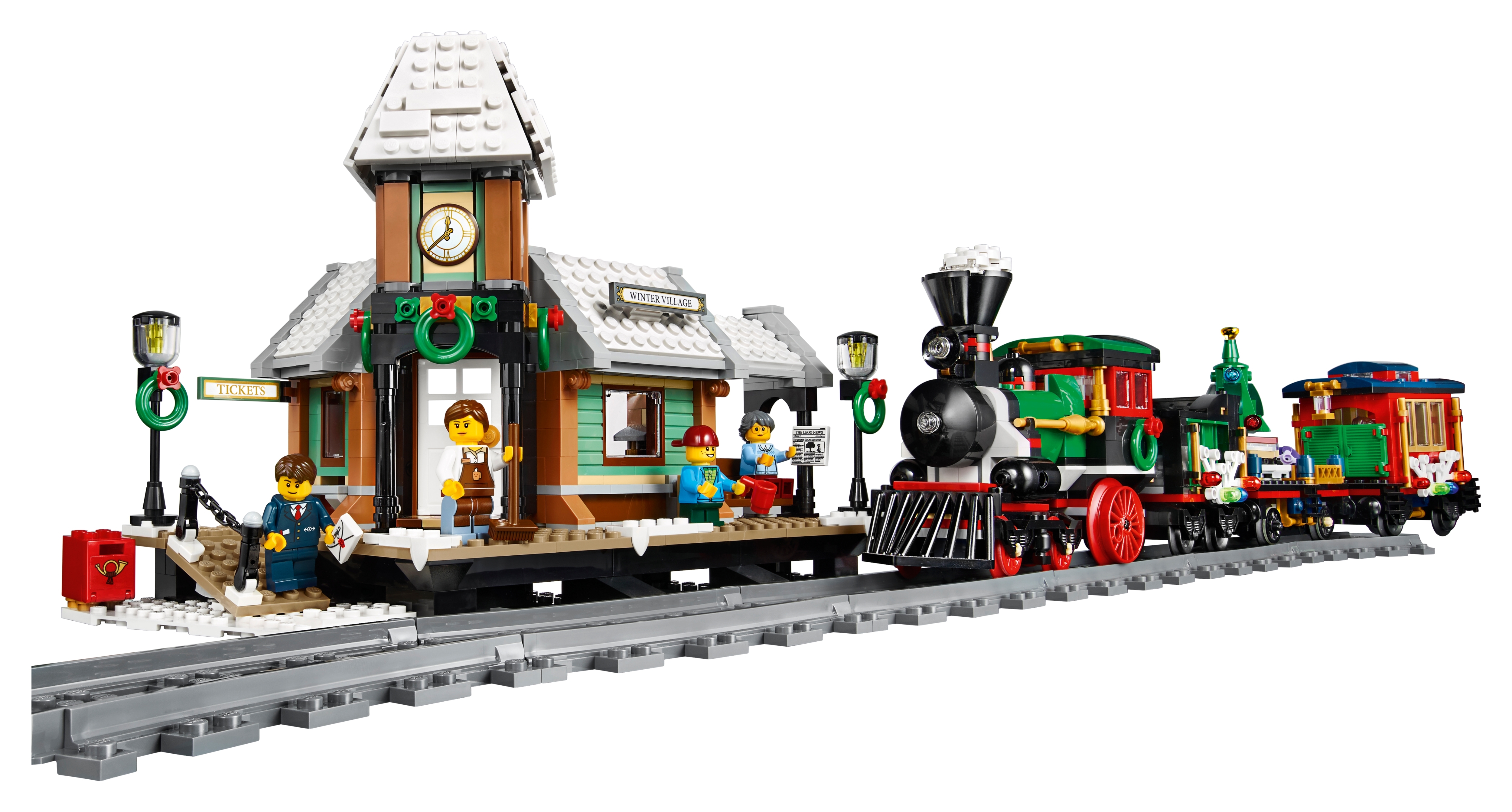 Vinterlandsbyens station 10259 | Creator Expert | Officiel LEGO® DK