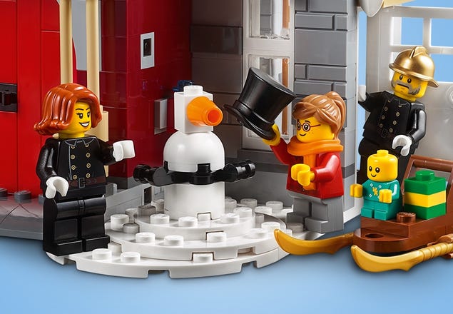 Winter Village Fire Station 10263 | Creator Expert | Buy online Official LEGO® Shop US