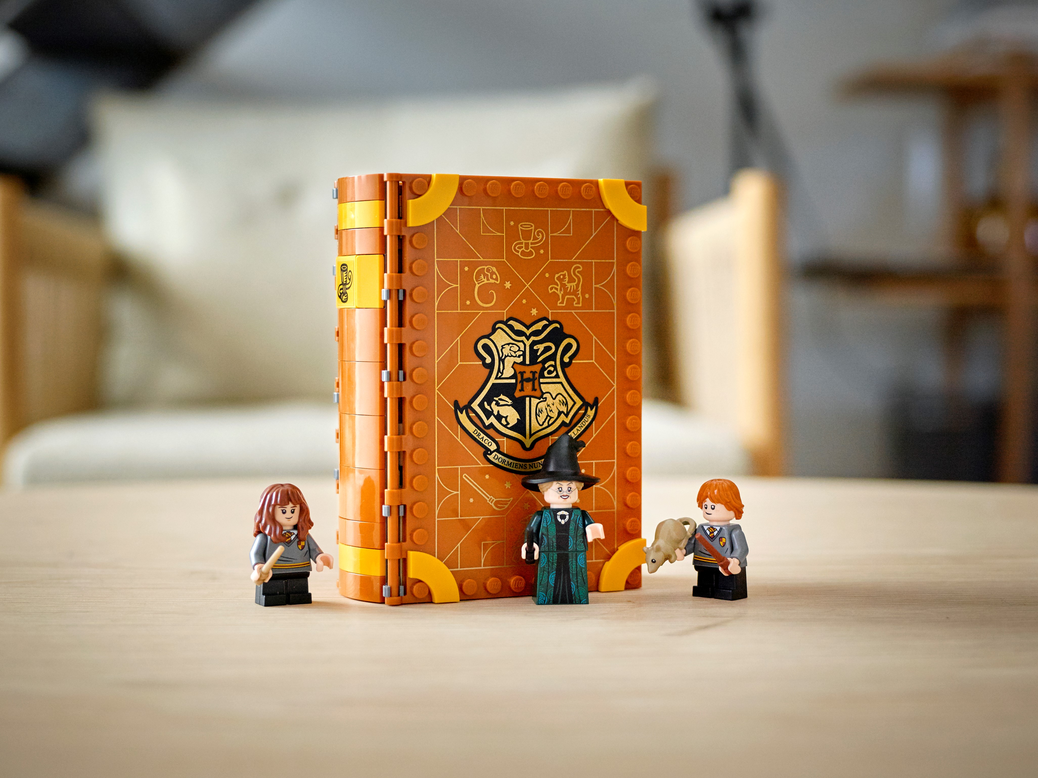 Lego harry potter™ 76382 poudlard: le cours de métamorphose livre qui  révelant hermione granger ron weasley et le professeur - La Poste