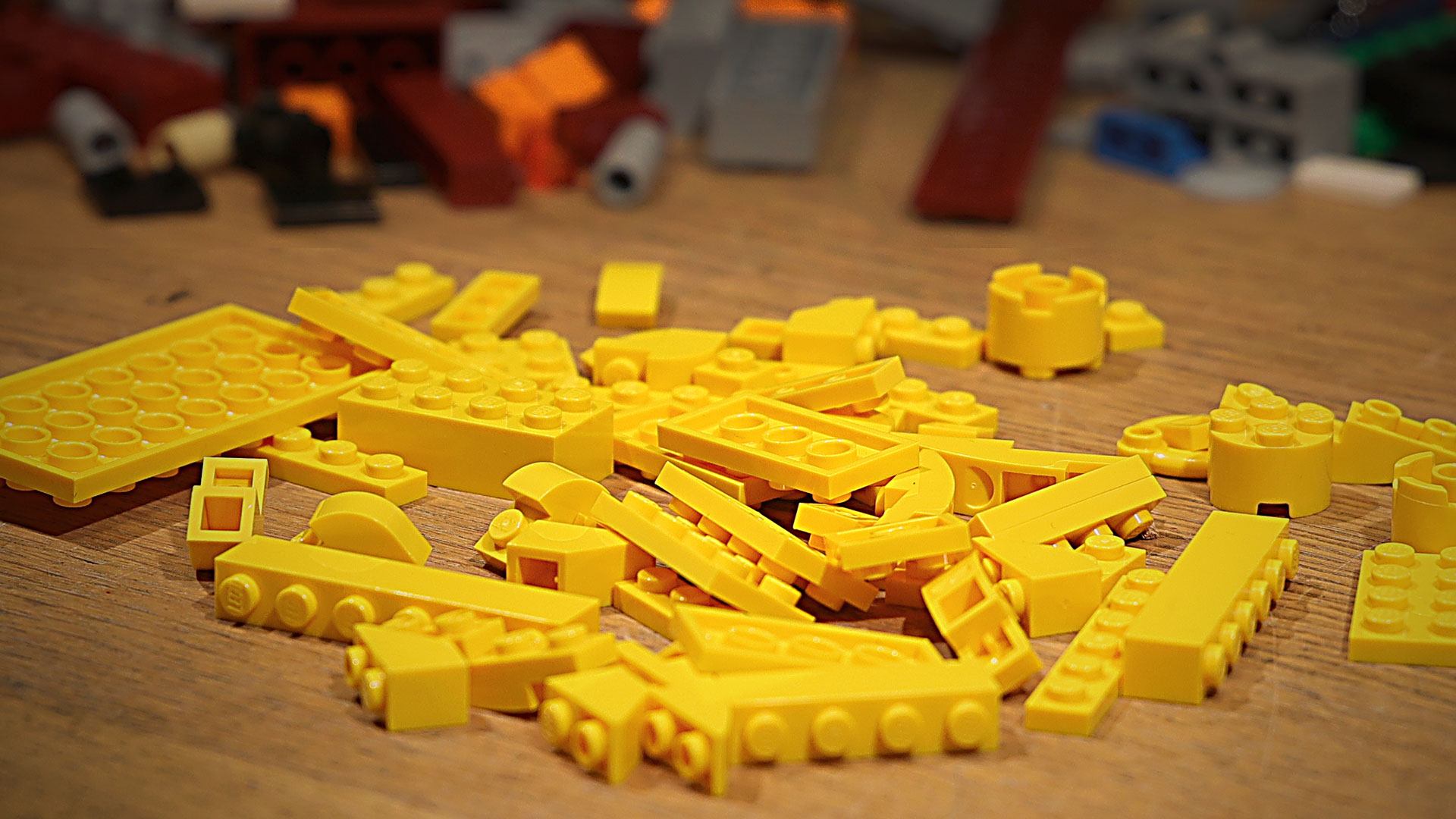 Yellow blocks lego hot sale