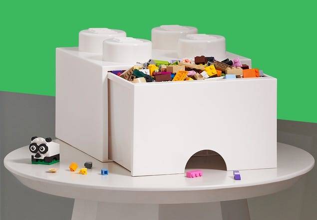 Room Copenhagen Lego Sorting Case to Go, Green (40870003), Building Sets -   Canada