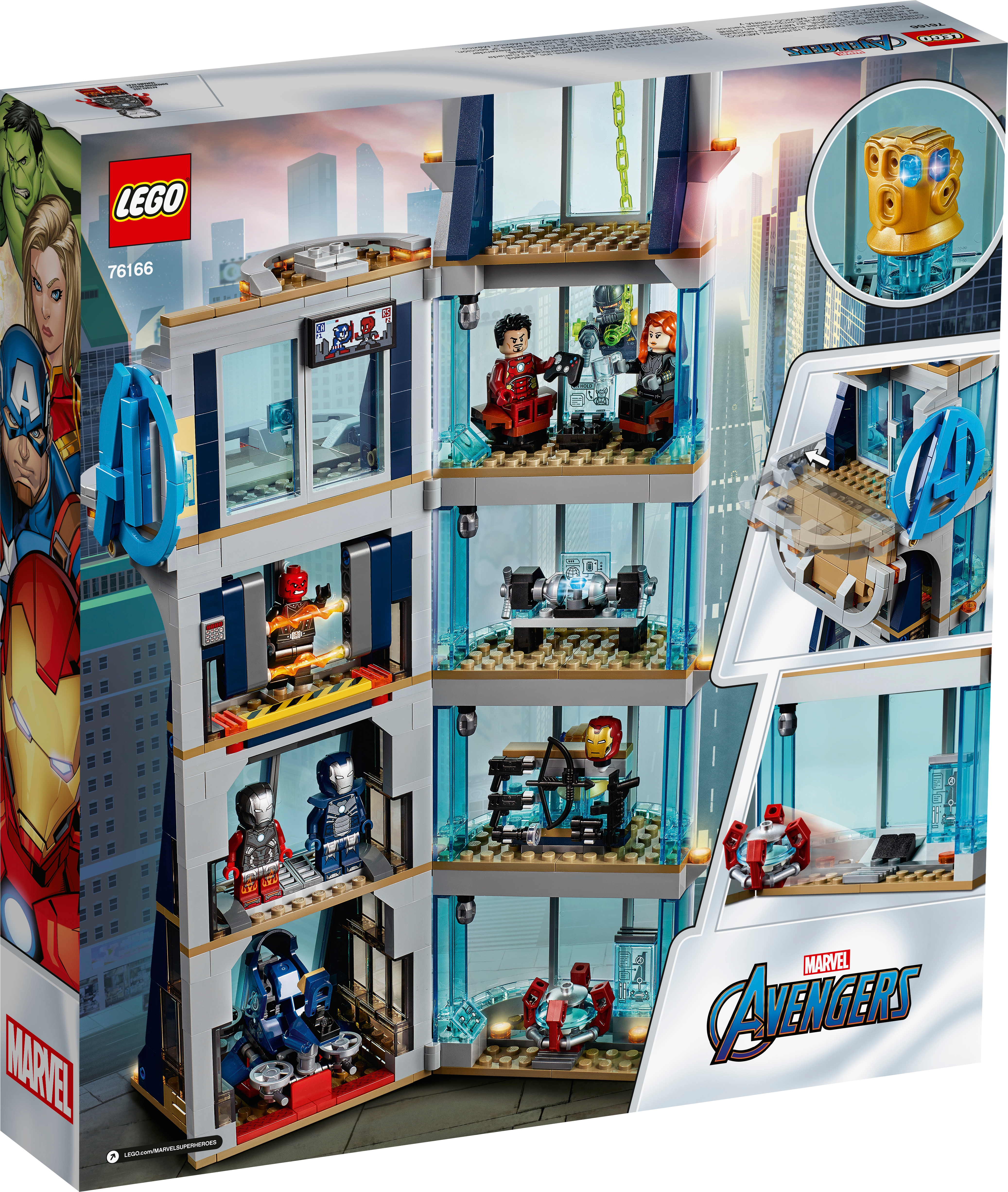 Avengers Tower Battle 76166 | Marvel | Buy online at the Official 
