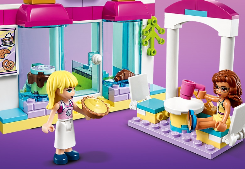 Lego friends best sale pasteleria instrucciones