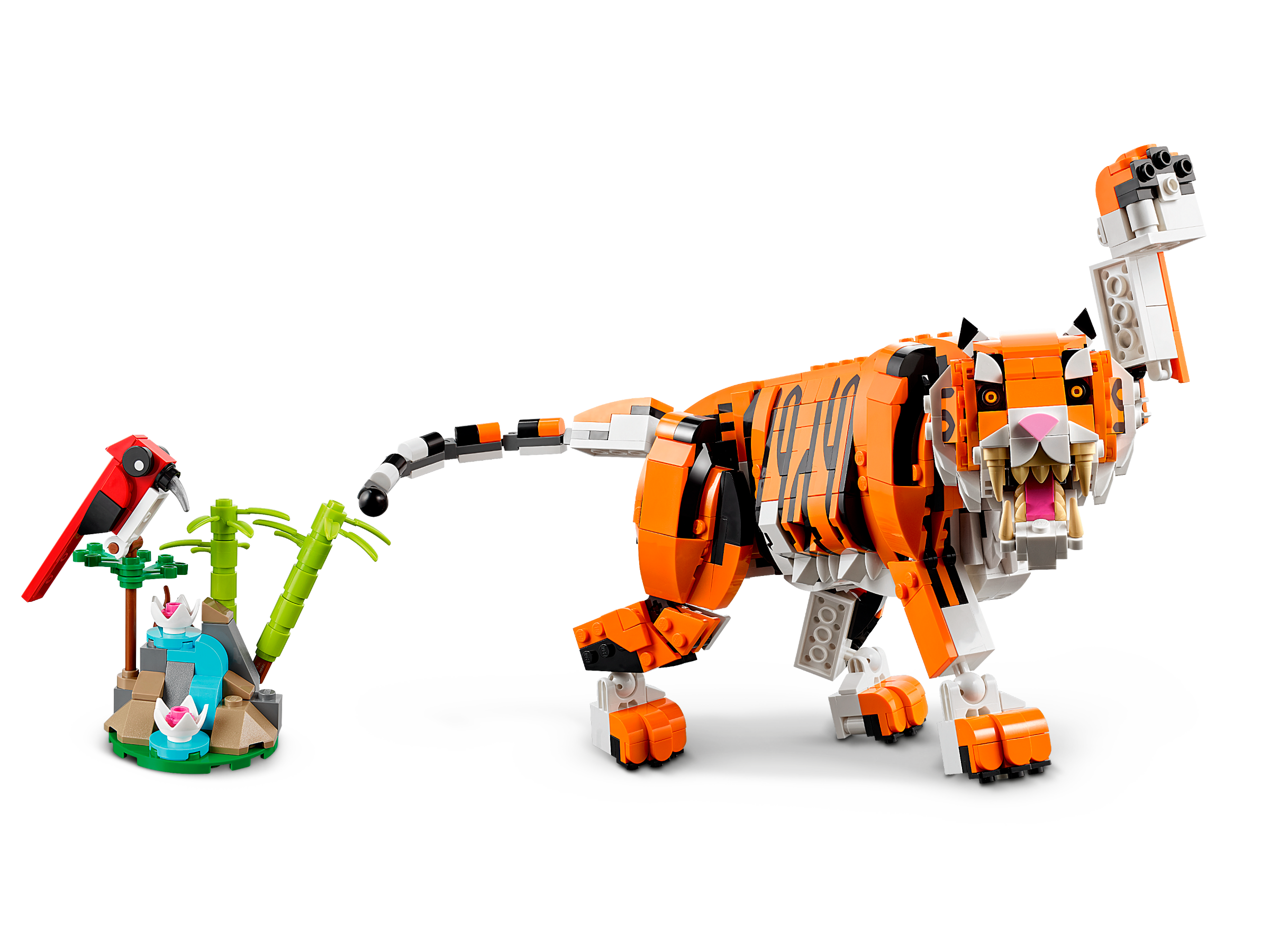 LEGO Creator 31129 3 in 1 Tigre Maestosa, si Trasforma in Panda o