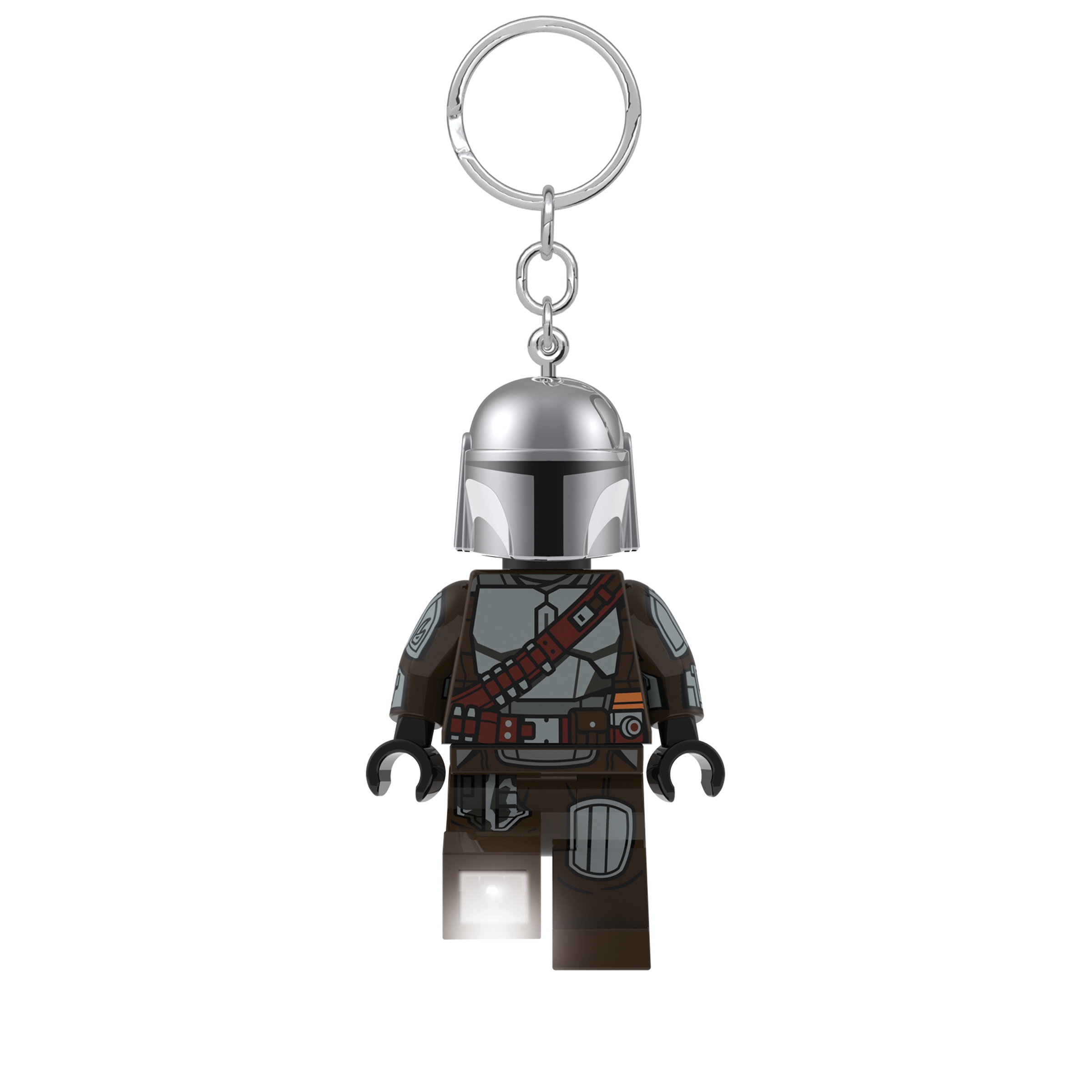 LEGO Star Wars The Mandalorian Light-Up Keychain Din Djarin 6 cm - Mondo  Action Figure
