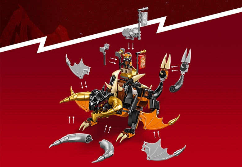 Cole’s Earth Dragon EVO 71782 | NINJAGO® | Buy online at the Official LEGO®  Shop US