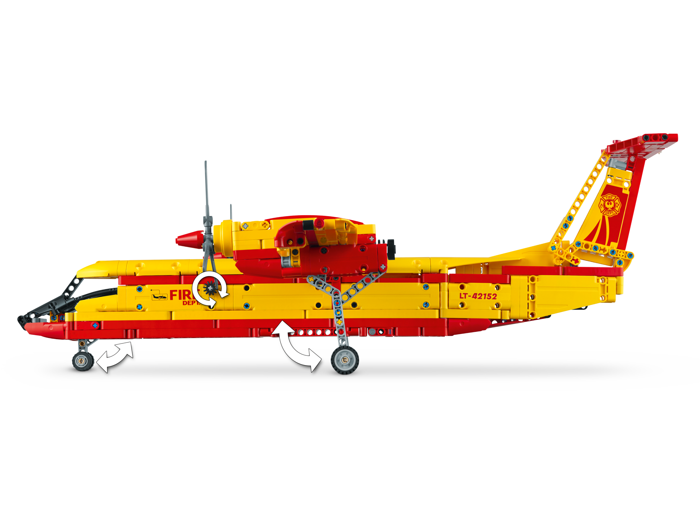 Reseña y galería de LEGO Technic 42152 Firefighter Aircraft