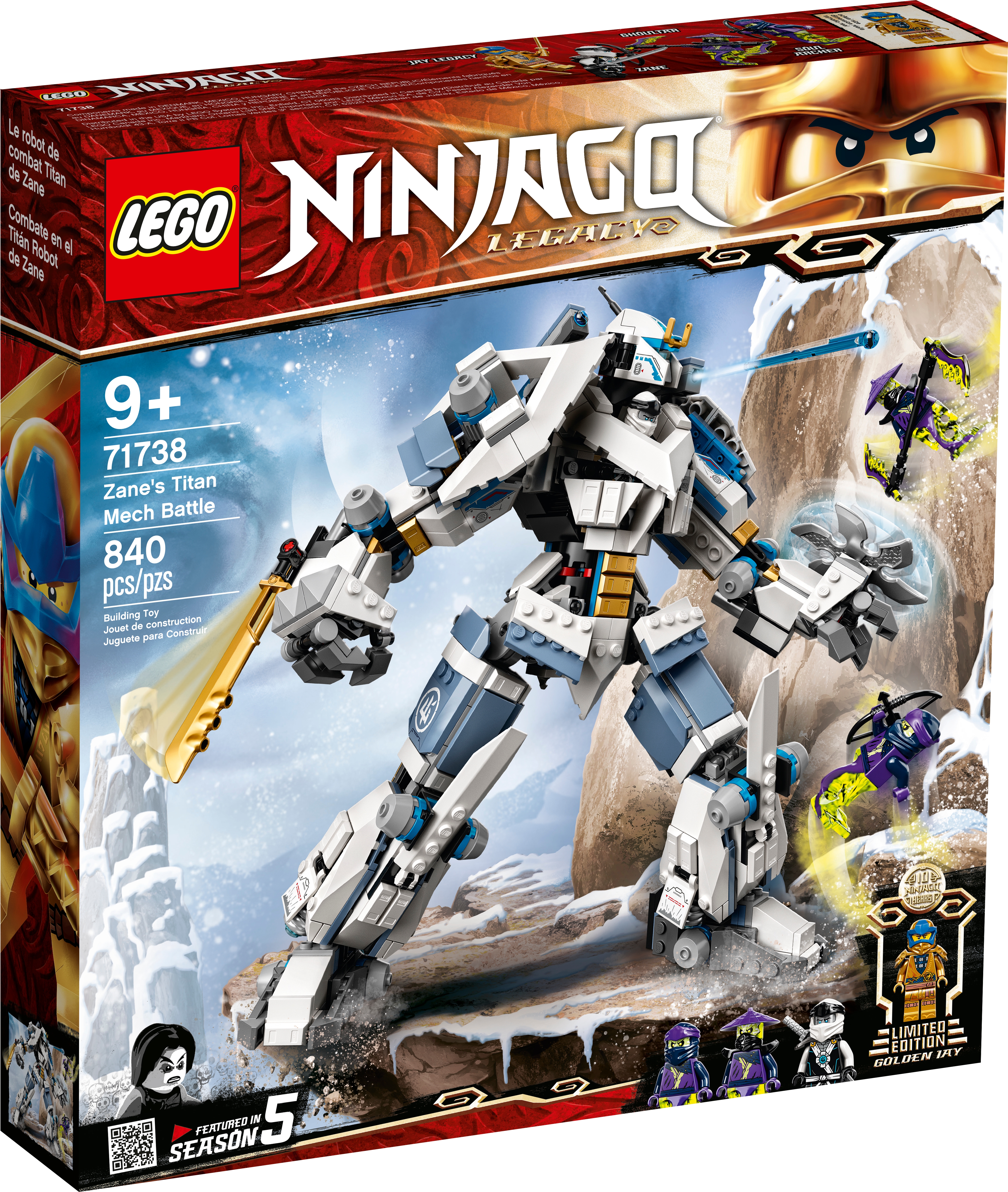 Zane's Mech 71738 | NINJAGO® | Buy at the Official LEGO® Shop