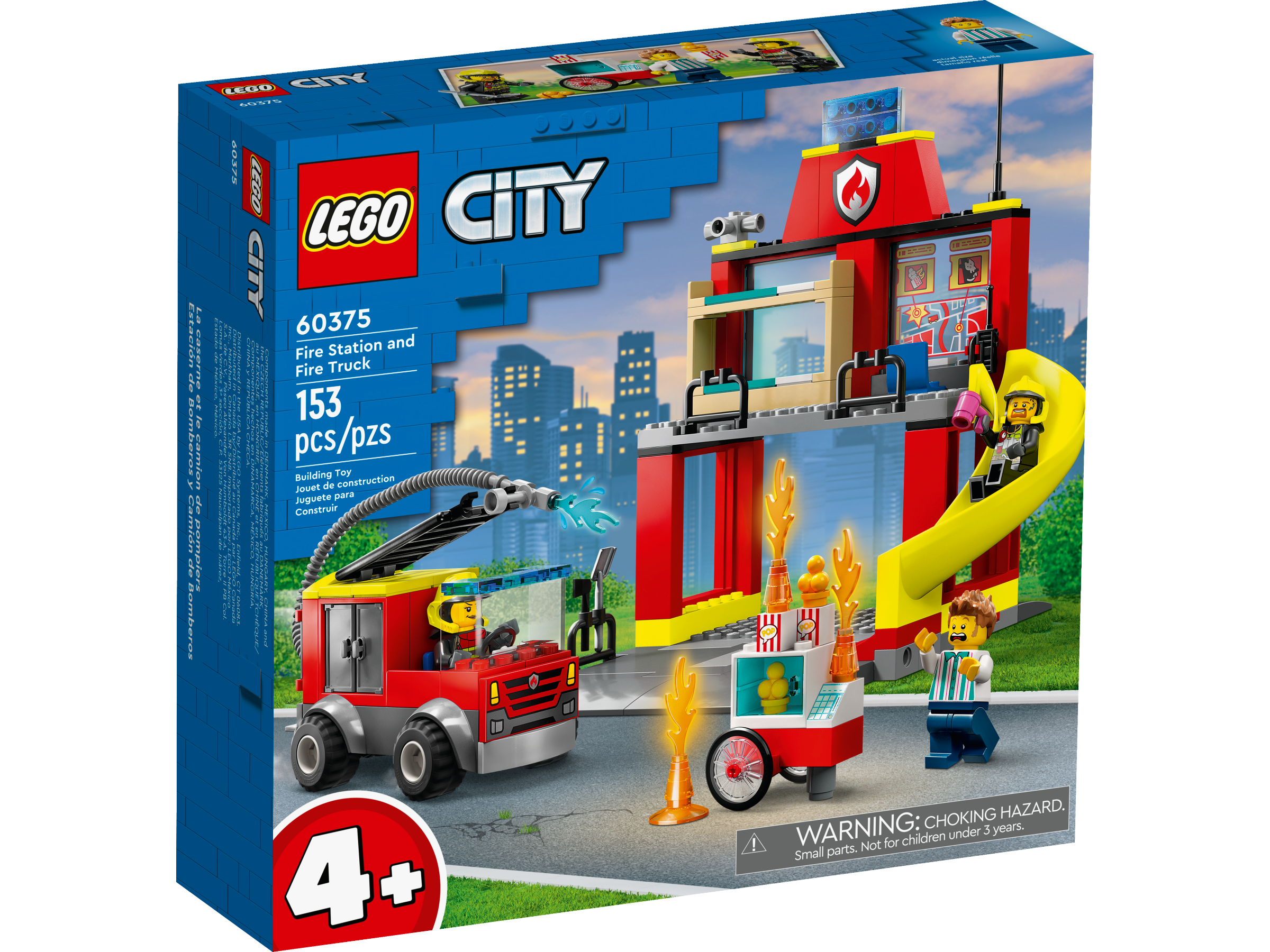 Jouet de construction LEGO et City Fire Station 60320, ensemble de
