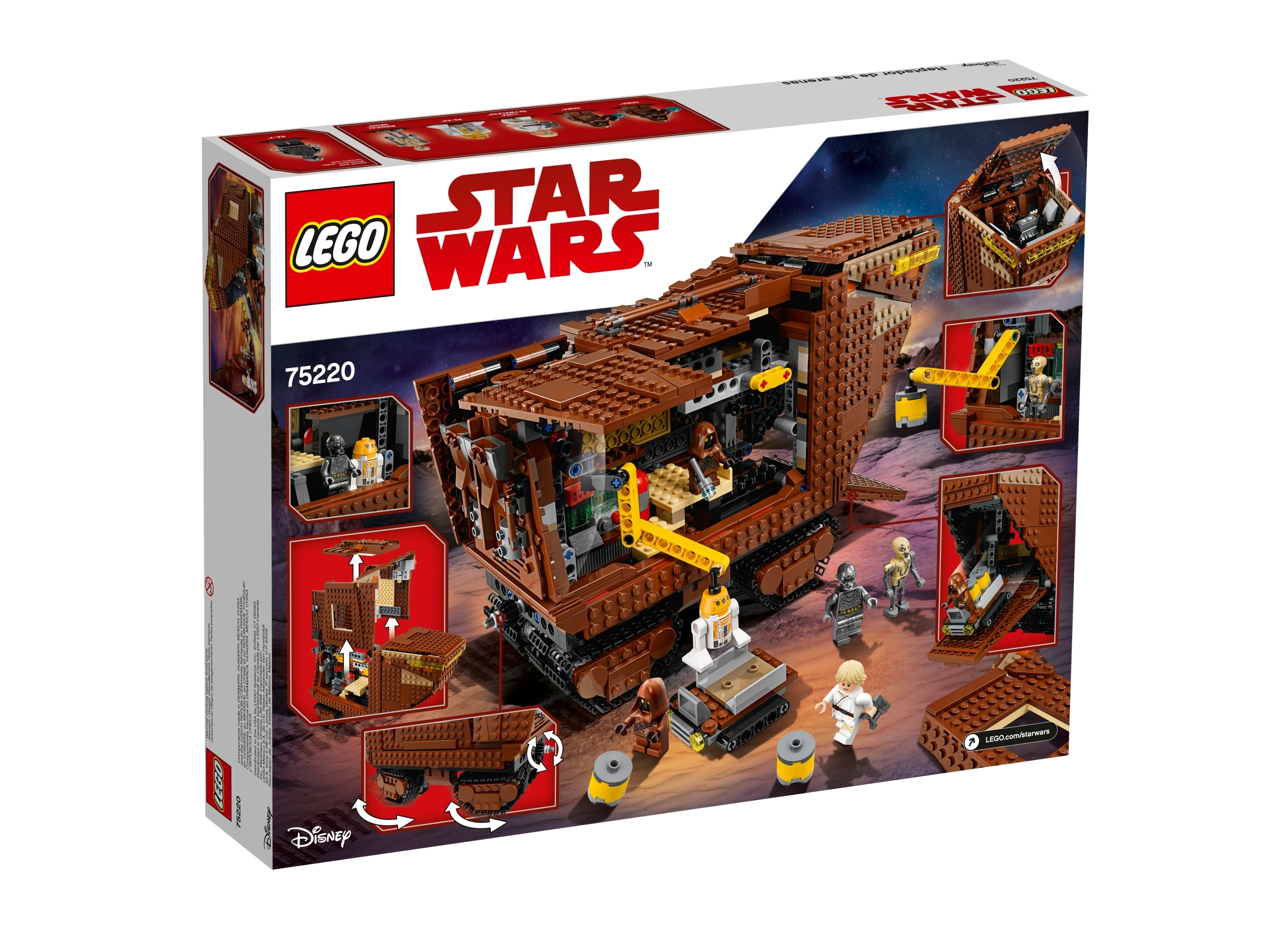 Rekwisieten Bediening mogelijk Helaas Sandcrawler™ 75220 | Star Wars™ | Officiële LEGO® winkel BE