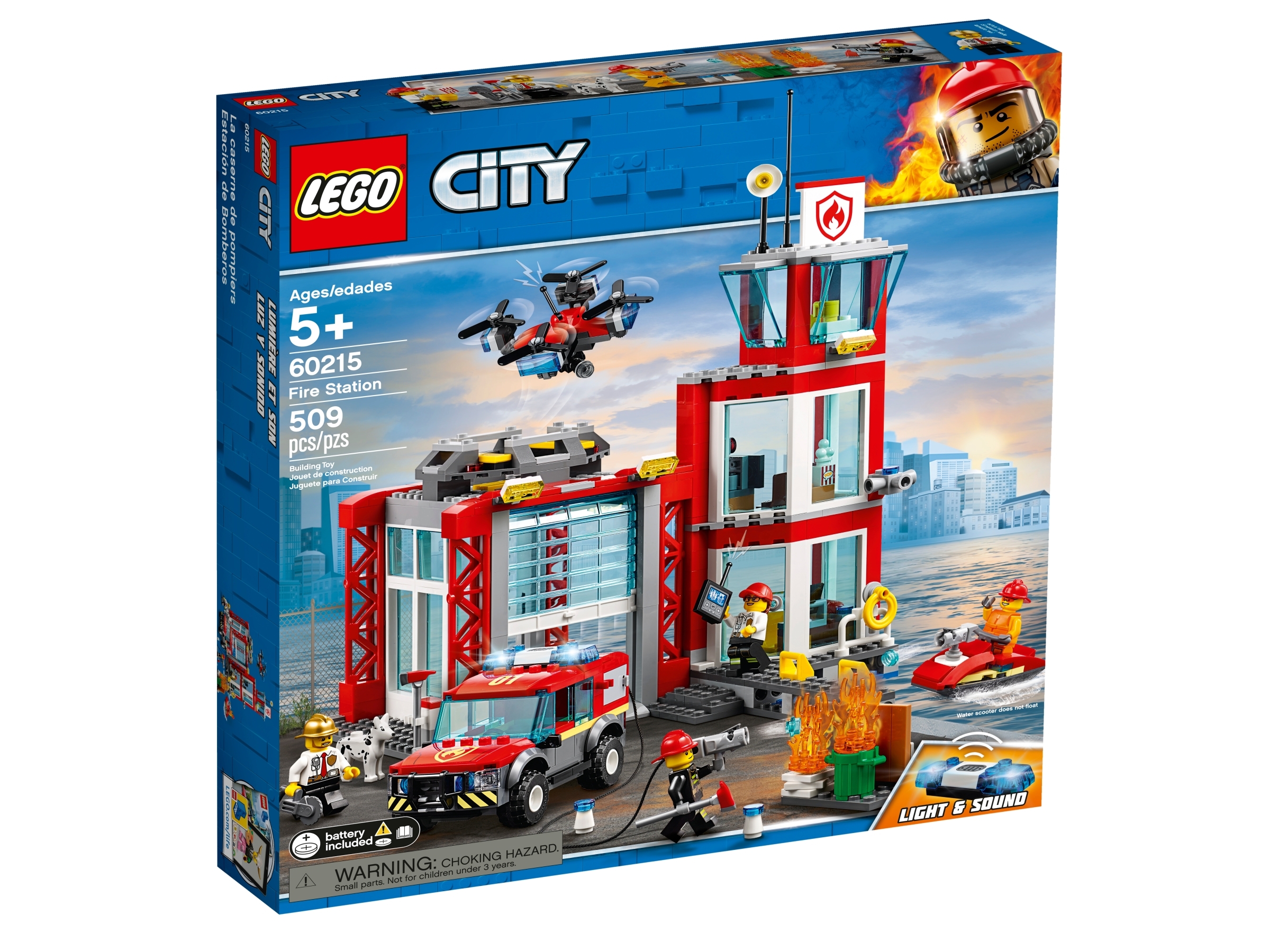 lego city fire fire station 60215