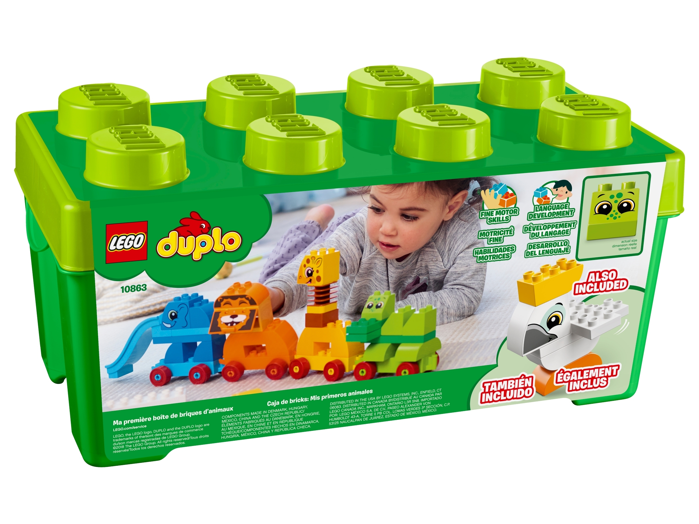My First Animal Brick 10863 | DUPLO® | Buy online at the Official LEGO® Shop US