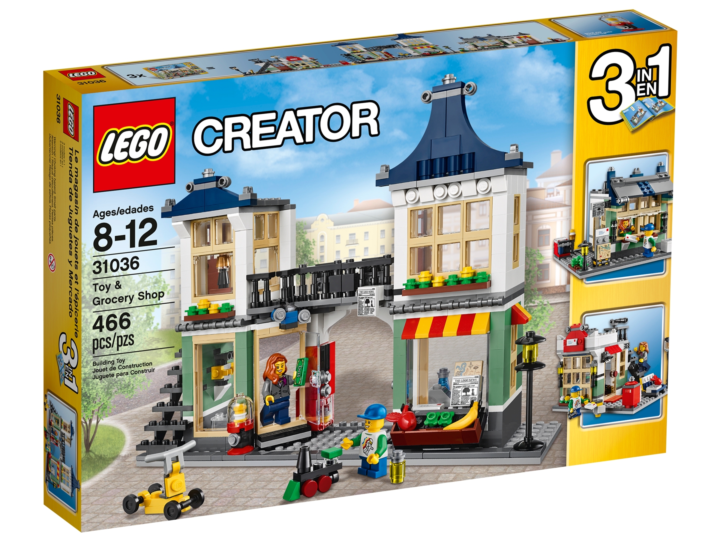 Toy & Grocery Shop 31036, Creator 3-in-1