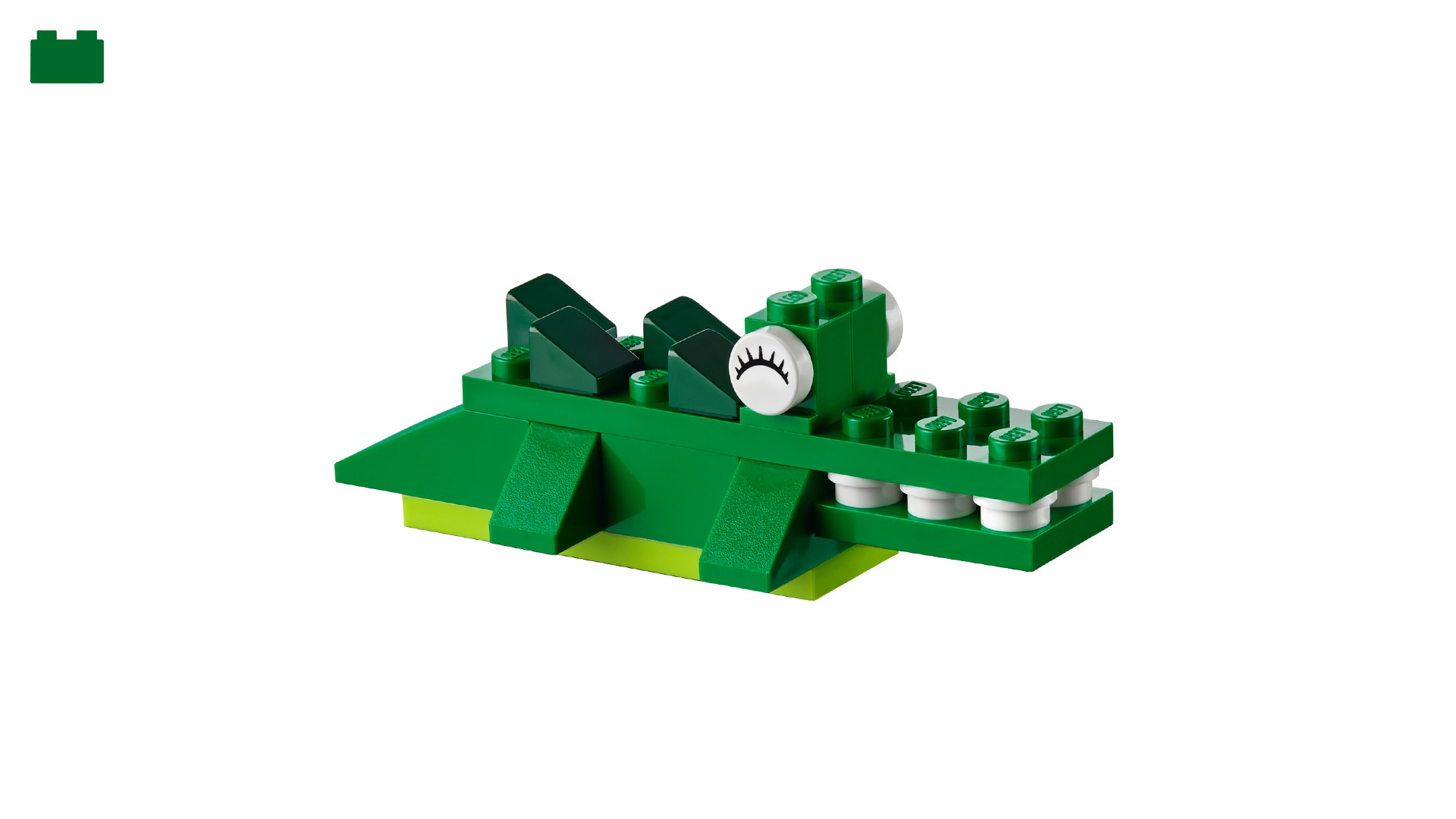 lego classic green motorcycle