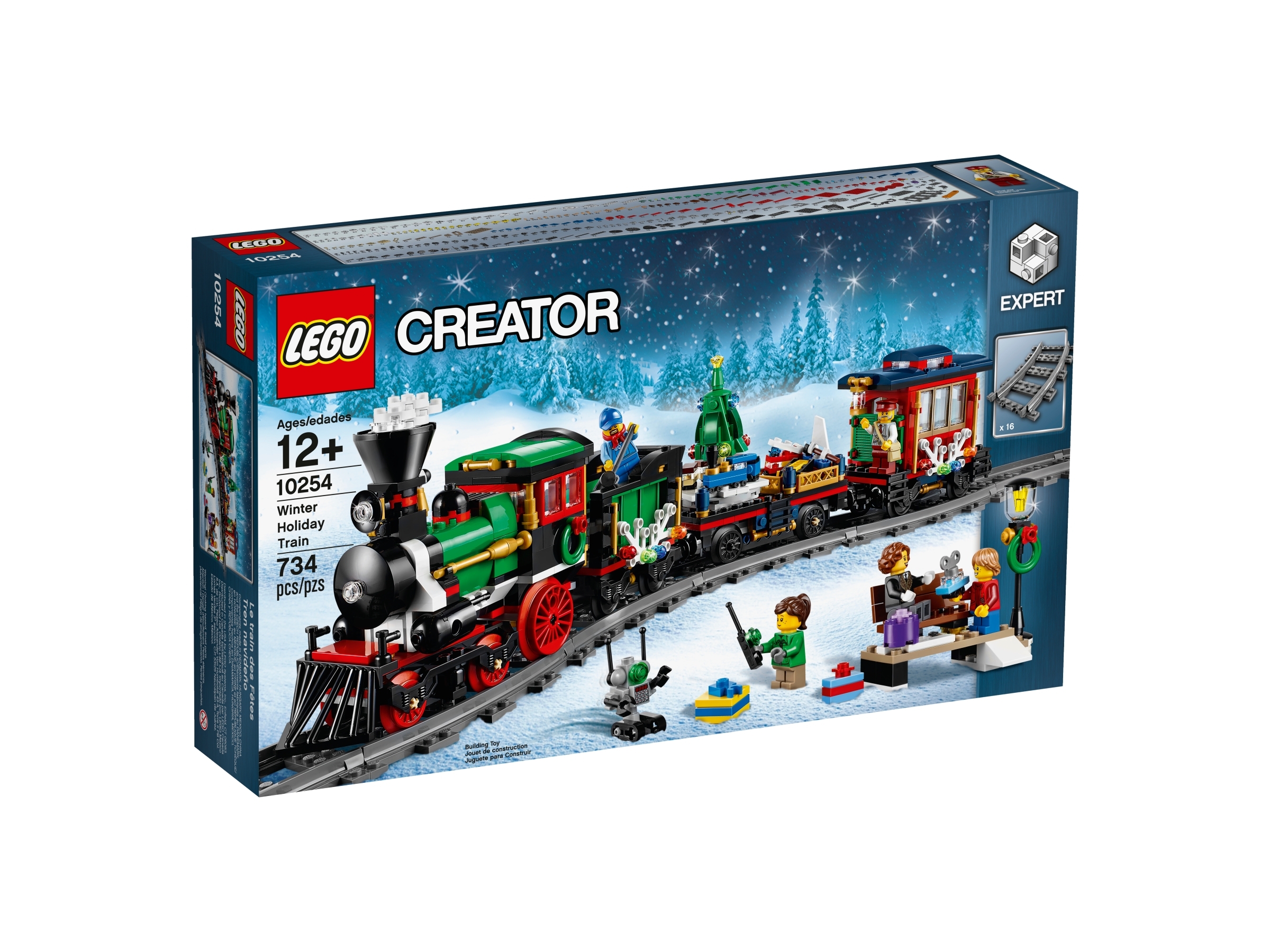 lego mini christmas train