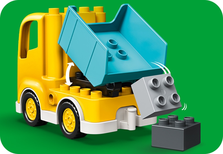 Lego duplo best sale camion y excavadora