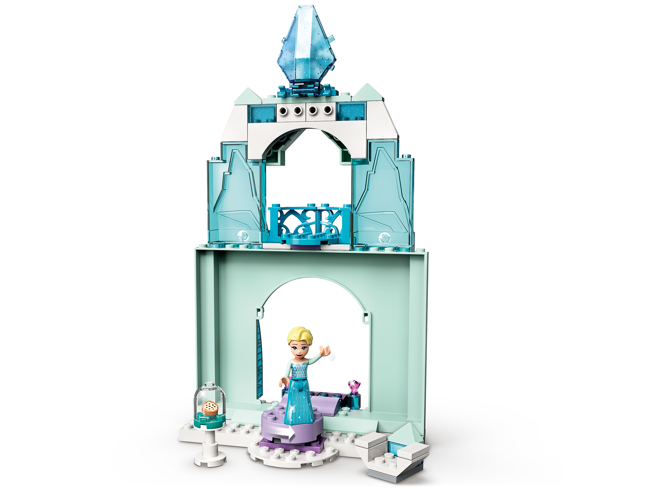 LEGO 43194 Disney Le Monde féérique d'Anna et Elsa de la Reine des Neiges  avec château et poupées de Princesses, Enfant 4 Ans et Plus : :  Jeux et Jouets