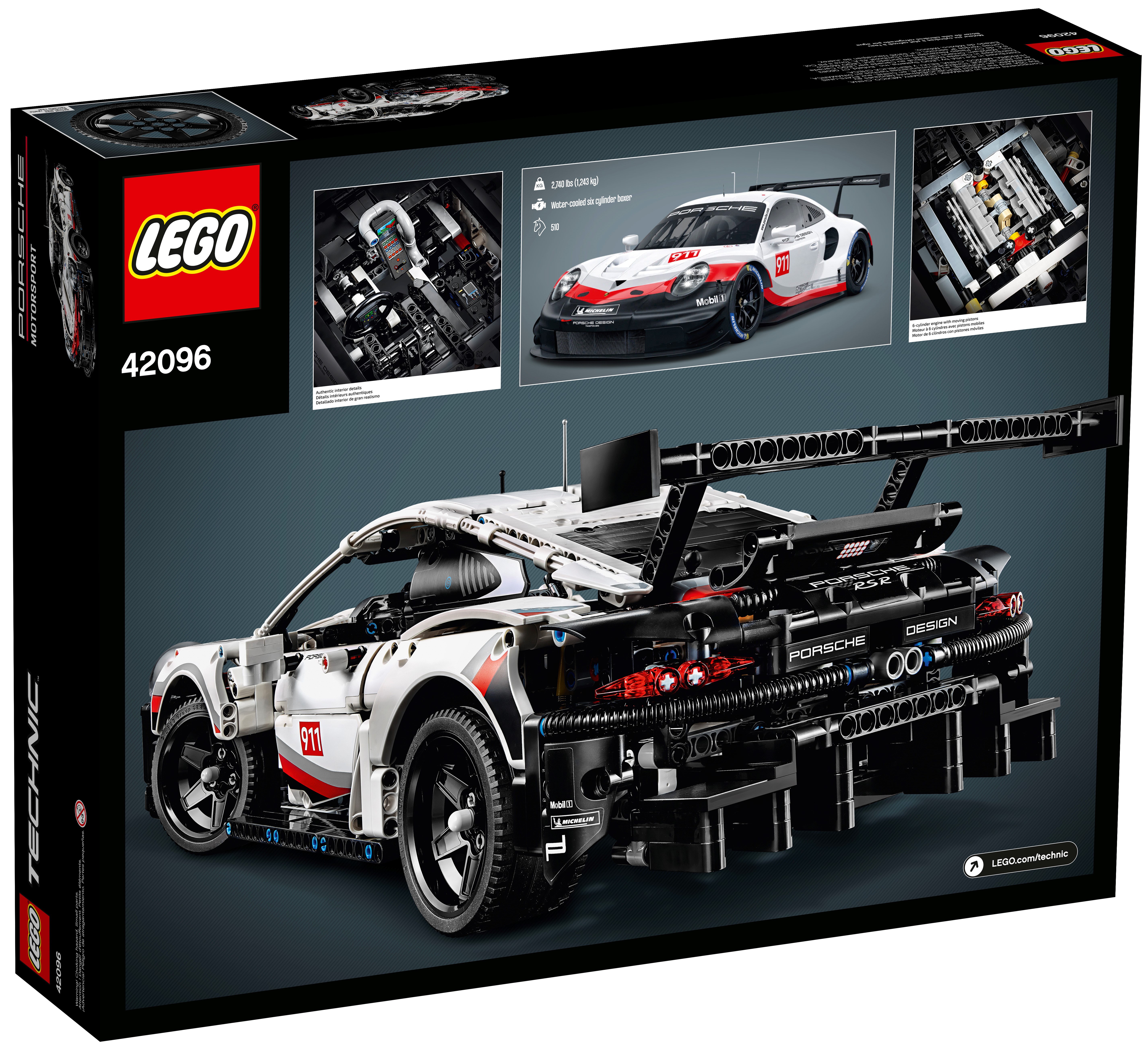 Porsche 911 RSR 42096 | Technic™ | Buy online at the Official LEGO 