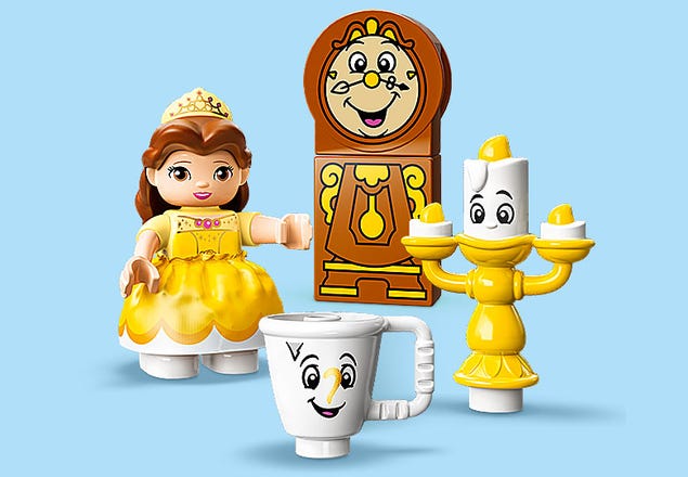 LEGO DUPLO Disney Princess 10960 La sala da Ballo di Belle, con Chip da la  Bella e la Bestia, Giocattolo per Bambini 2+ Anni - LEGO - Duplo - Edifici  e architettura - Giocattoli