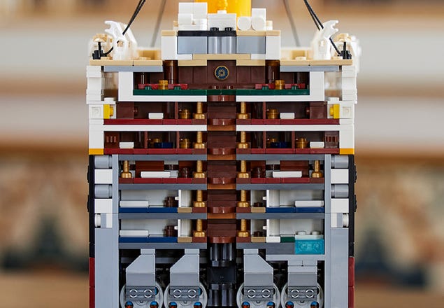 LEGO Creator Expert 10294, Titanic - building instructions 