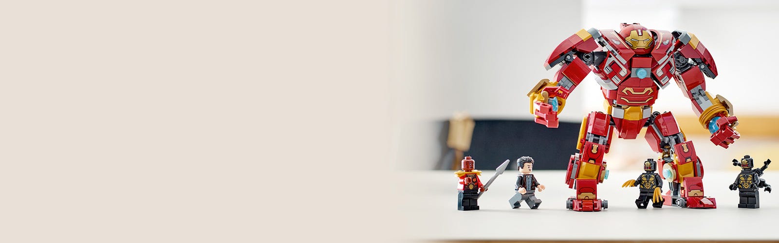 Uomo Del Ferro Dell'eroe Eccellente Di Lego Nel Hulkbuster