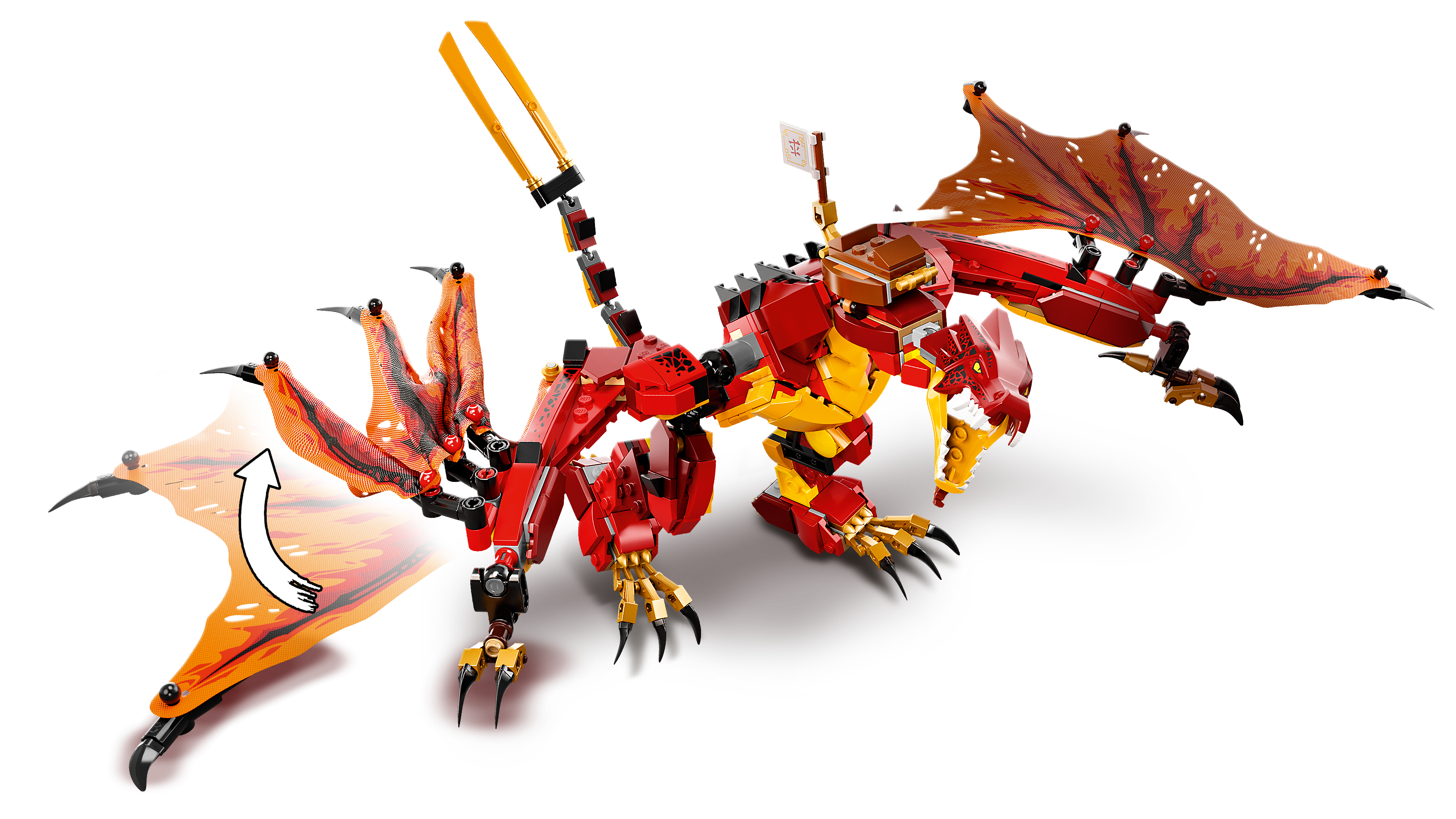 LEGO Ninjago - Ataque do Dragão de Fogo - 71753, LEGO NINJAGO