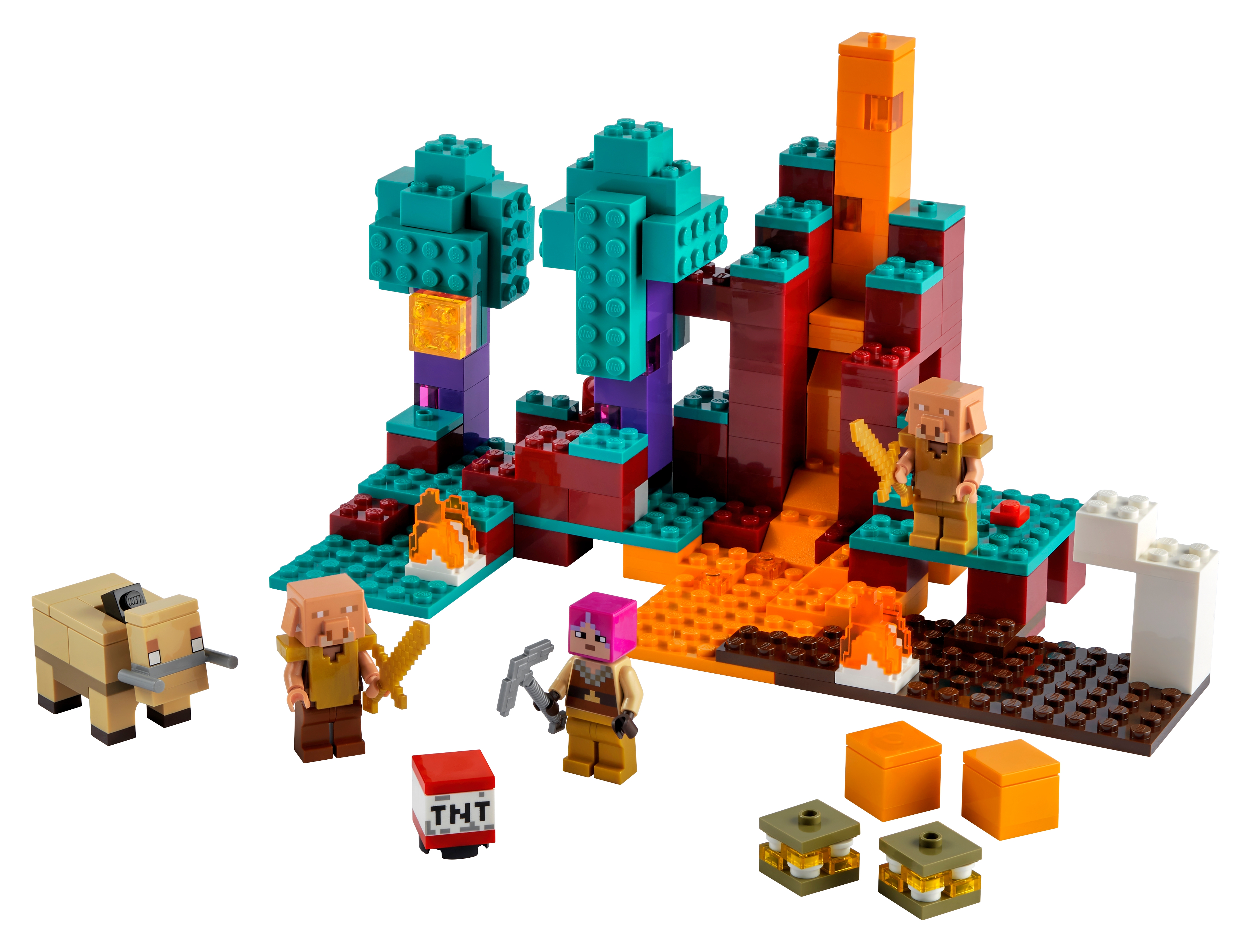 The Warped Forest Minecraft Buy Online At The Official Lego Shop Us