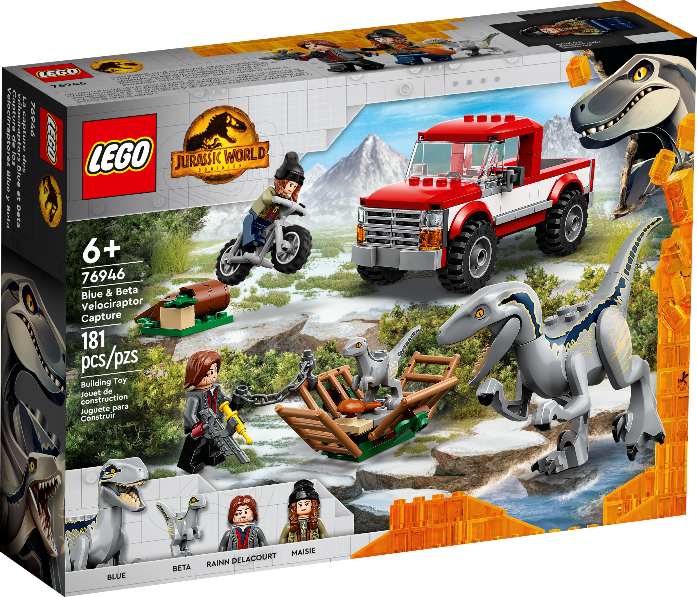 Blue & Beta Velociraptor Capture 76946 | Jurassic World™ | LEGO 