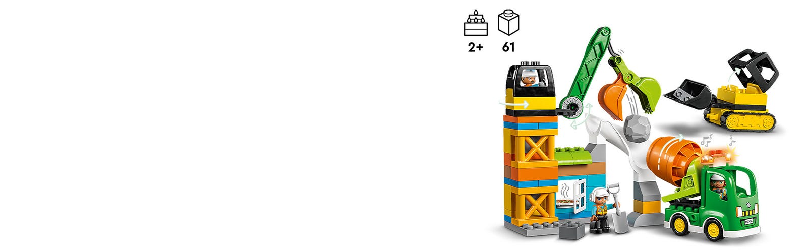 LEGO DUPLO 10990 Le chantier de construction, Commandez facilement en  ligne