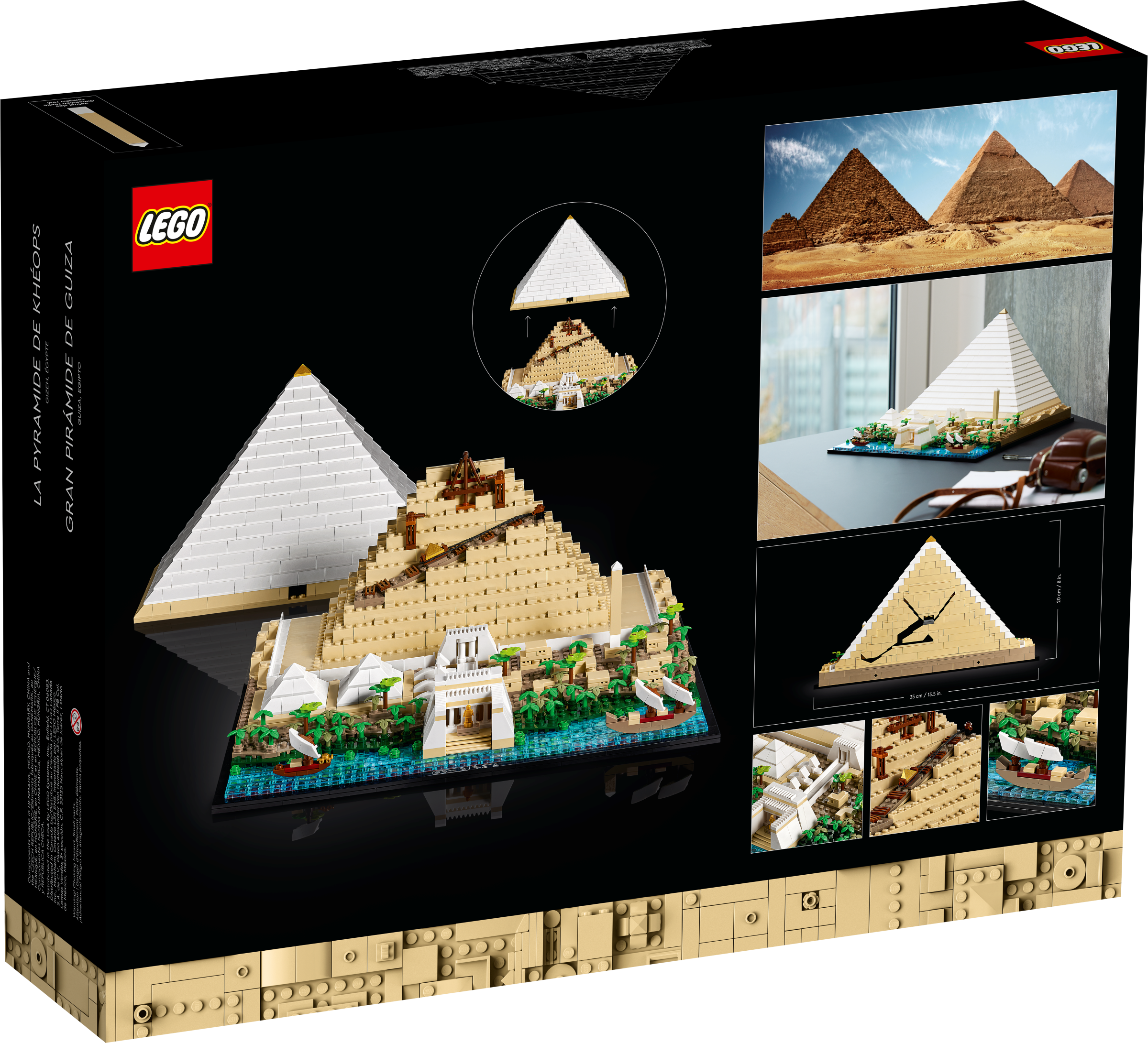 Great Pyramid of Giza 21058 Architecture online | | LEGO® US Official Buy the Shop at
