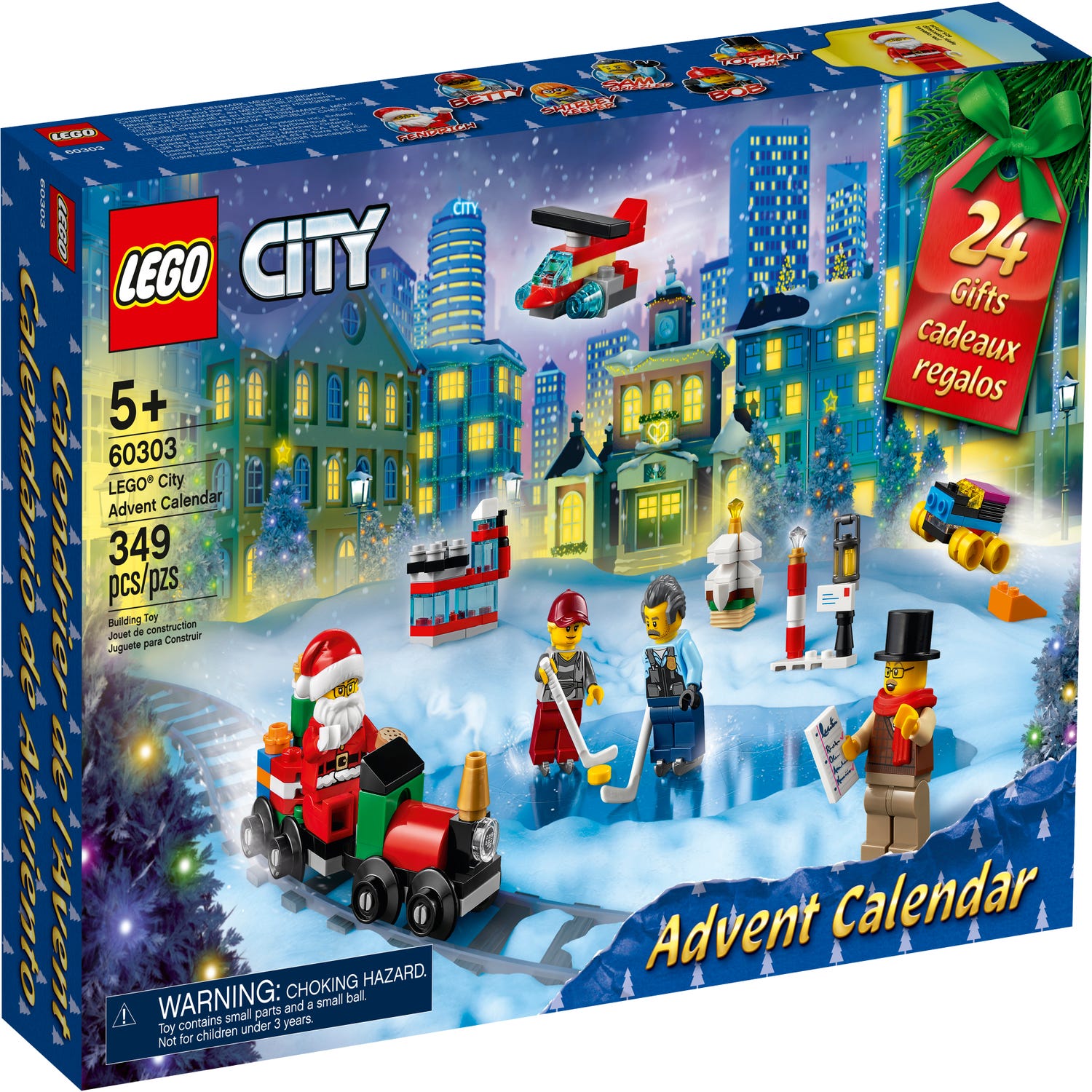 LEGO® City adventkalender 60303 City Officiële LEGO® winkel NL