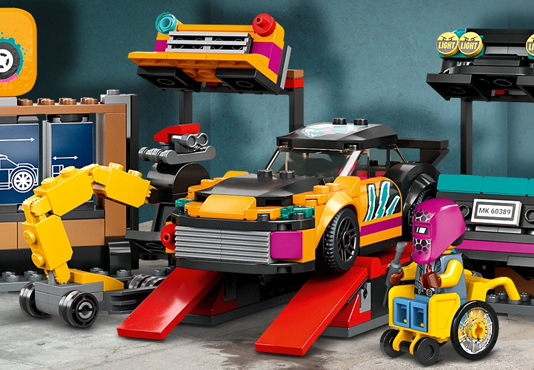 Lego car repair shop new arrivals