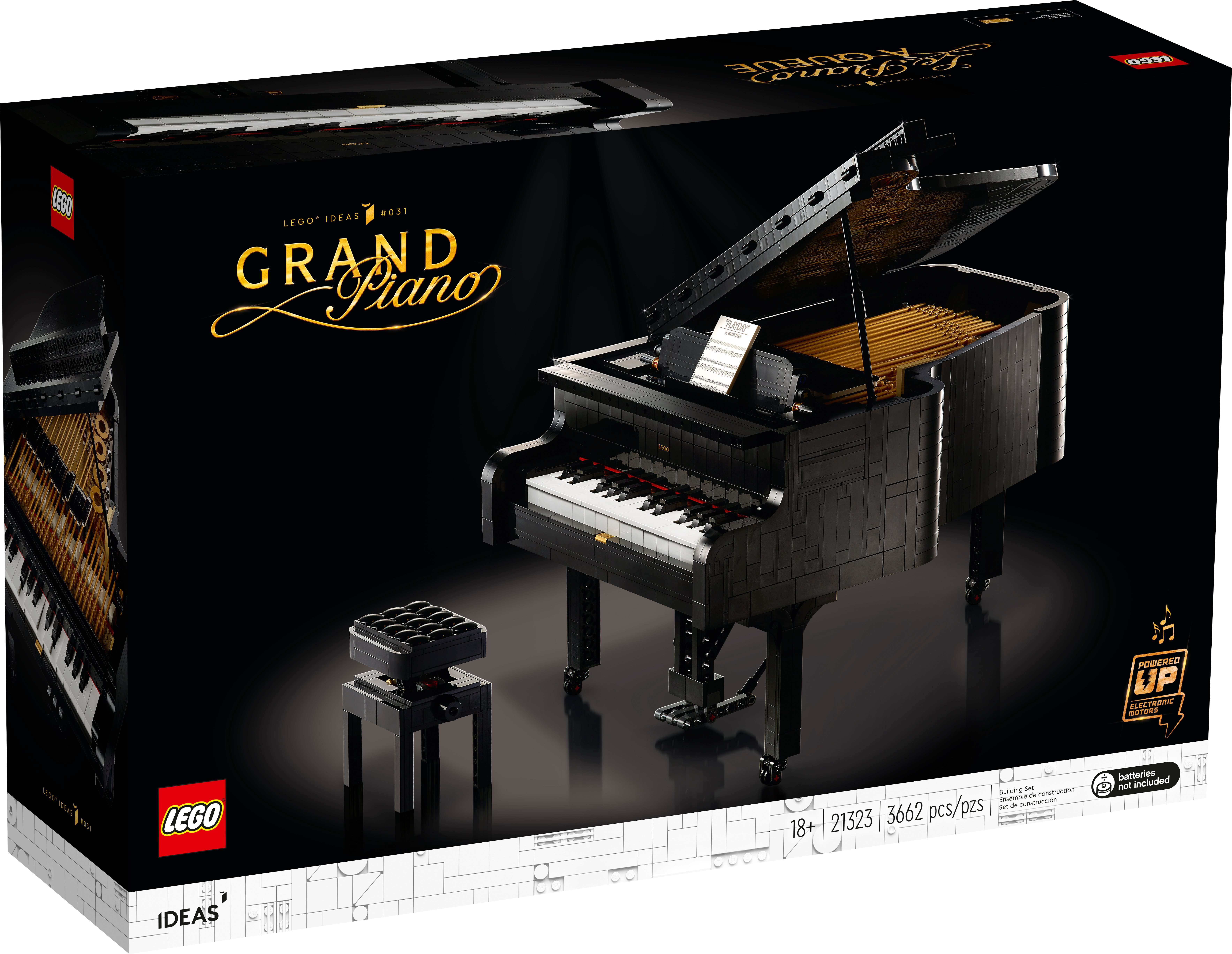 Grand Piano 21323 | Ideas | Buy online at the Official LEGO® Shop US