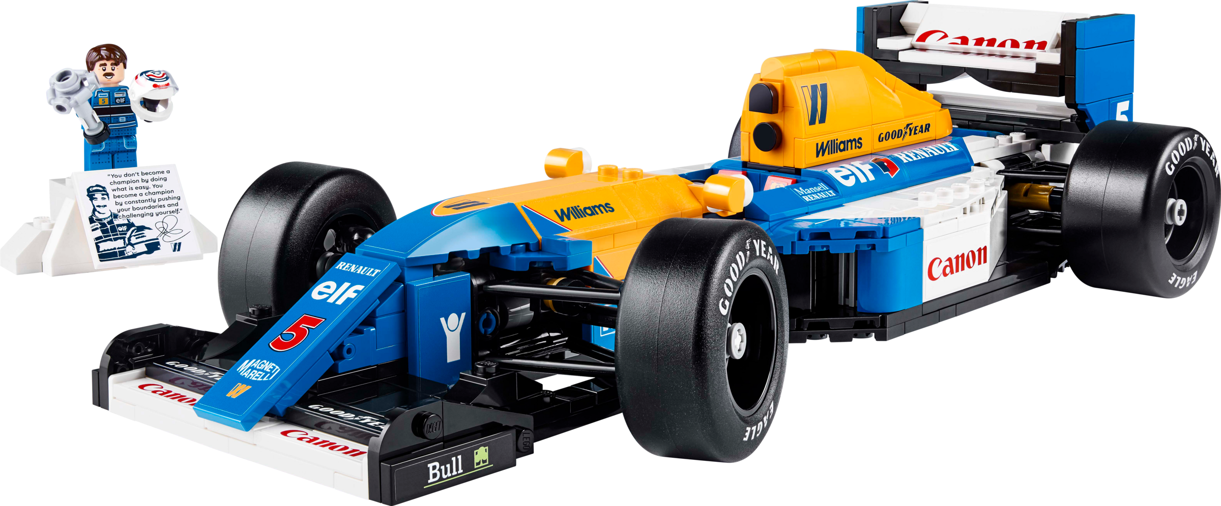 Williams Racing FW14B & Nigel Mansell 10353 | LEGO® Icons | Buy Online ...