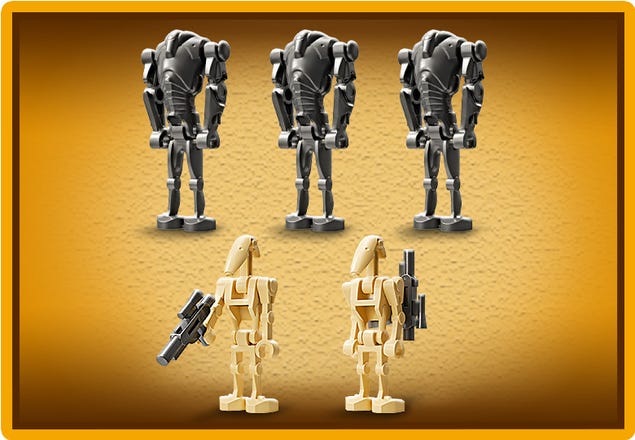 LEGO - Star Wars - 76316+75022+75372 - Mandalorian / Clone Wars