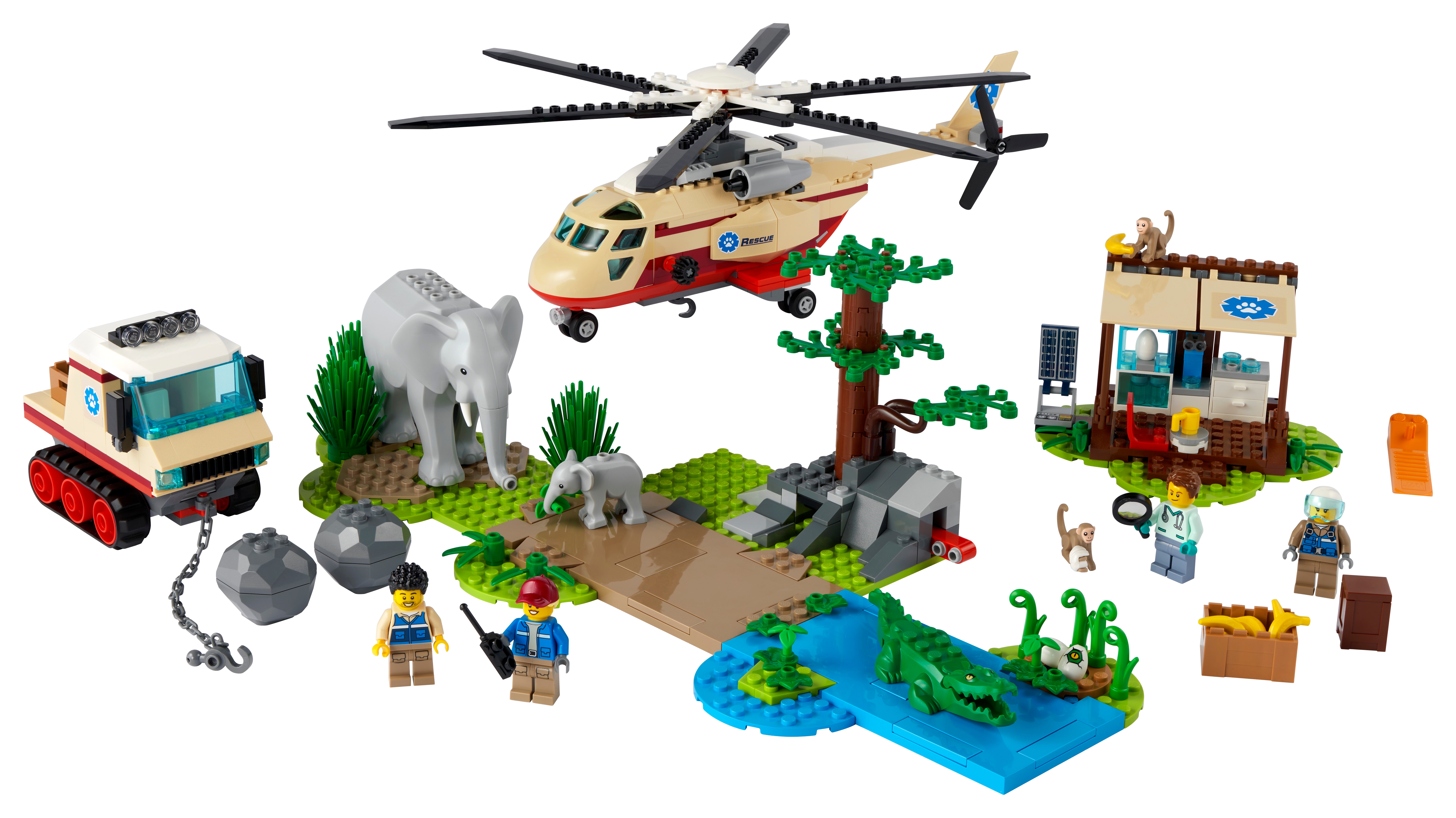 Beer winkel mogelijkheid Wildlife Rescue Operation 60302 | City | Buy online at the Official LEGO®  Shop US