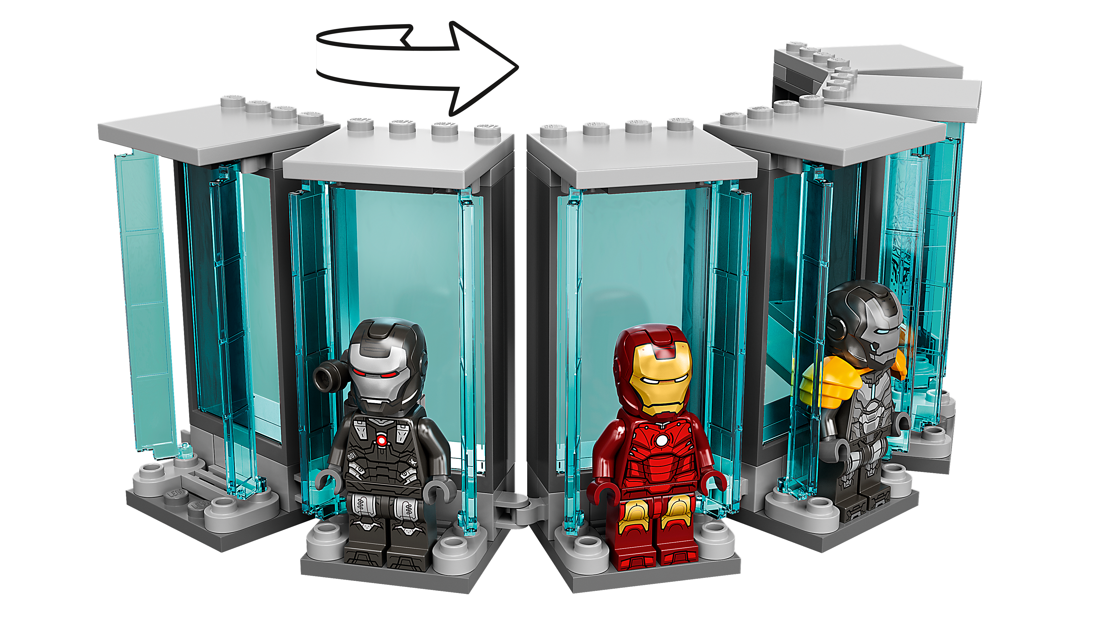  Lego Marvel Iron Man Armory Toy Building Set 76216