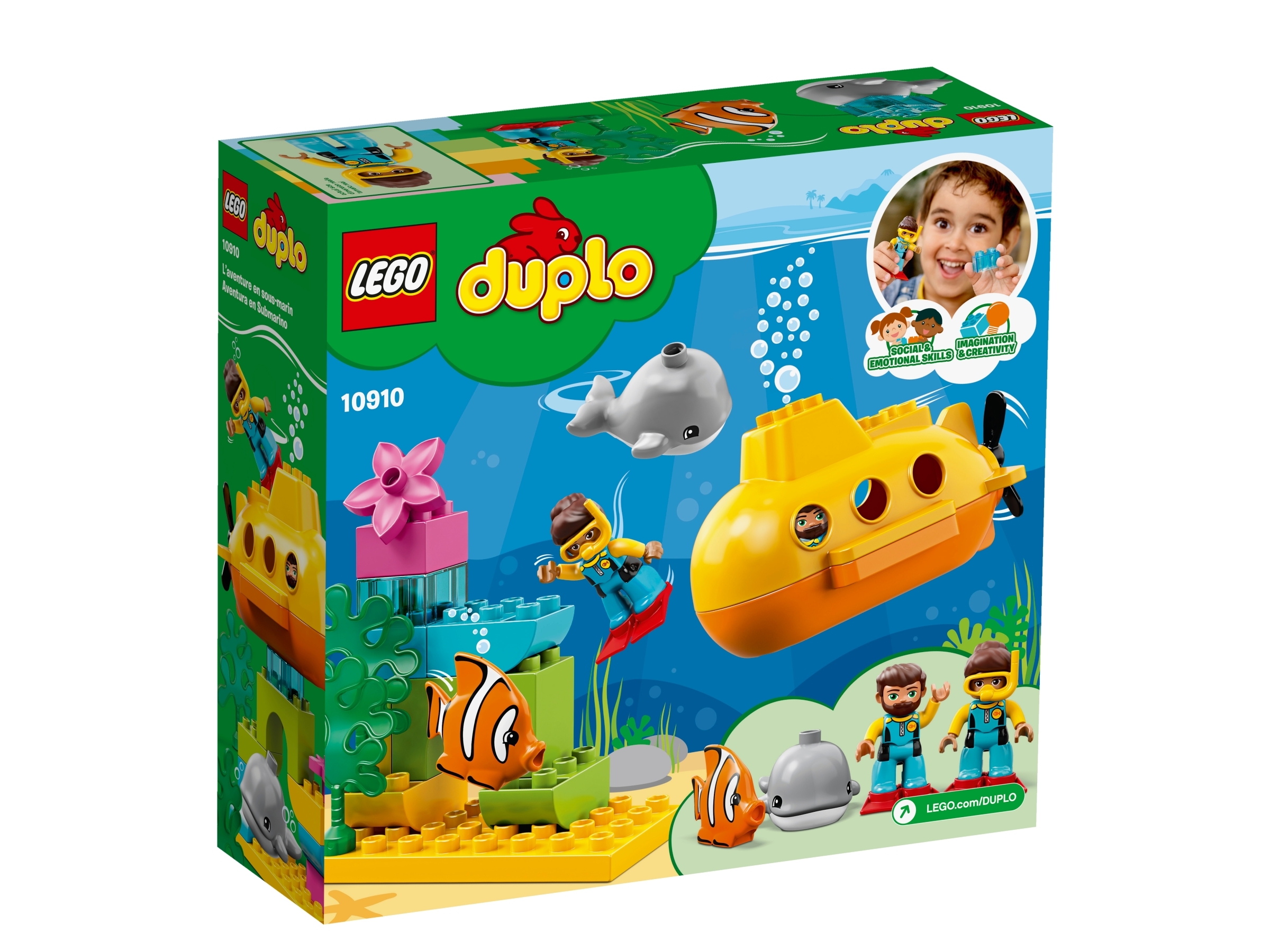 Submarine Adventure 10910 | DUPLO® Buy online at the Official LEGO® Shop US