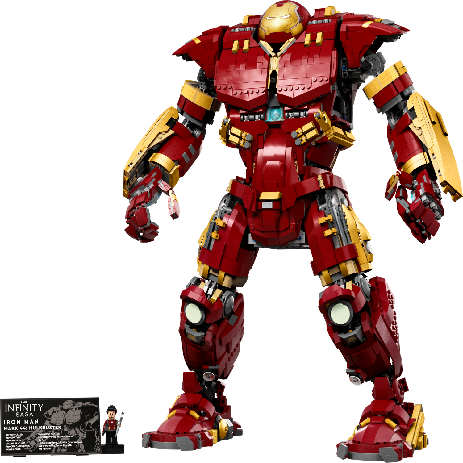 LEGO Marvel Iron Man Figure 76206 Collectible Buildable Toy, Kids