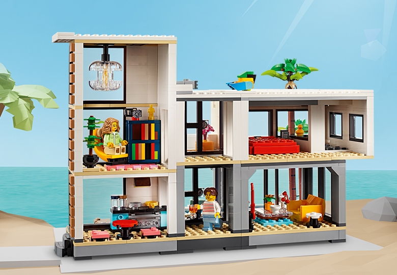 Casa Moderna 31153 Sets 3 en 1 Creator Oficial LEGO Shop US