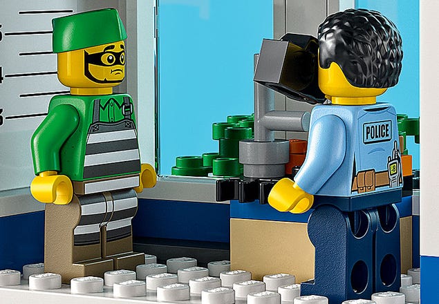 Lego city police station, Lego police station, Lego police
