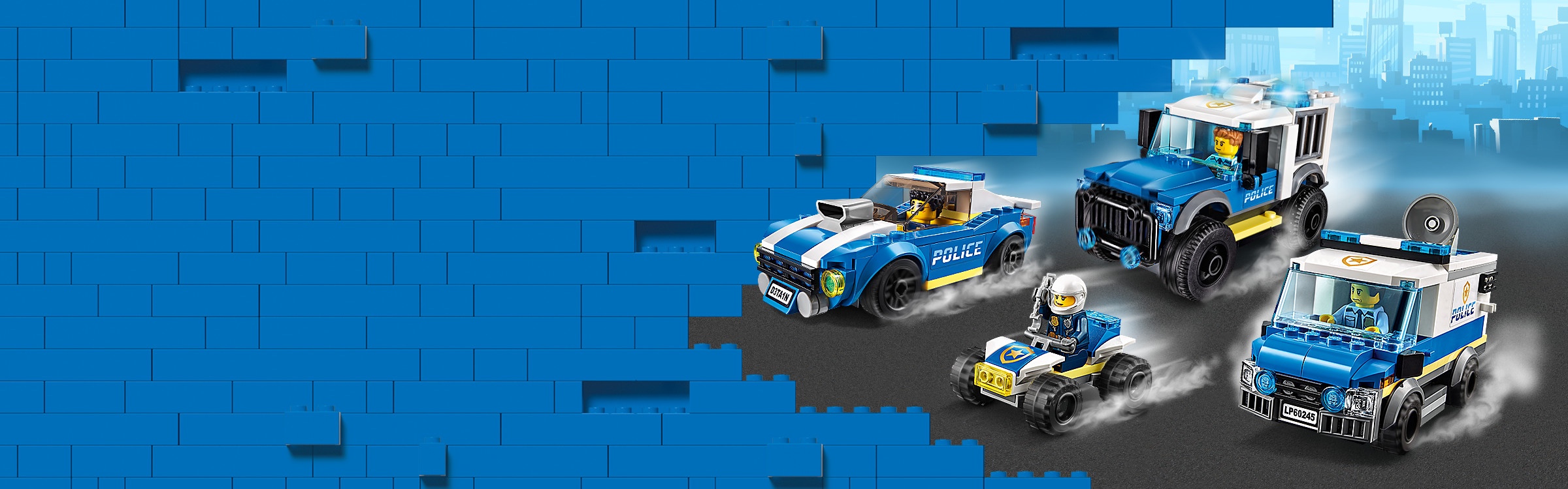 Lego discount police vans