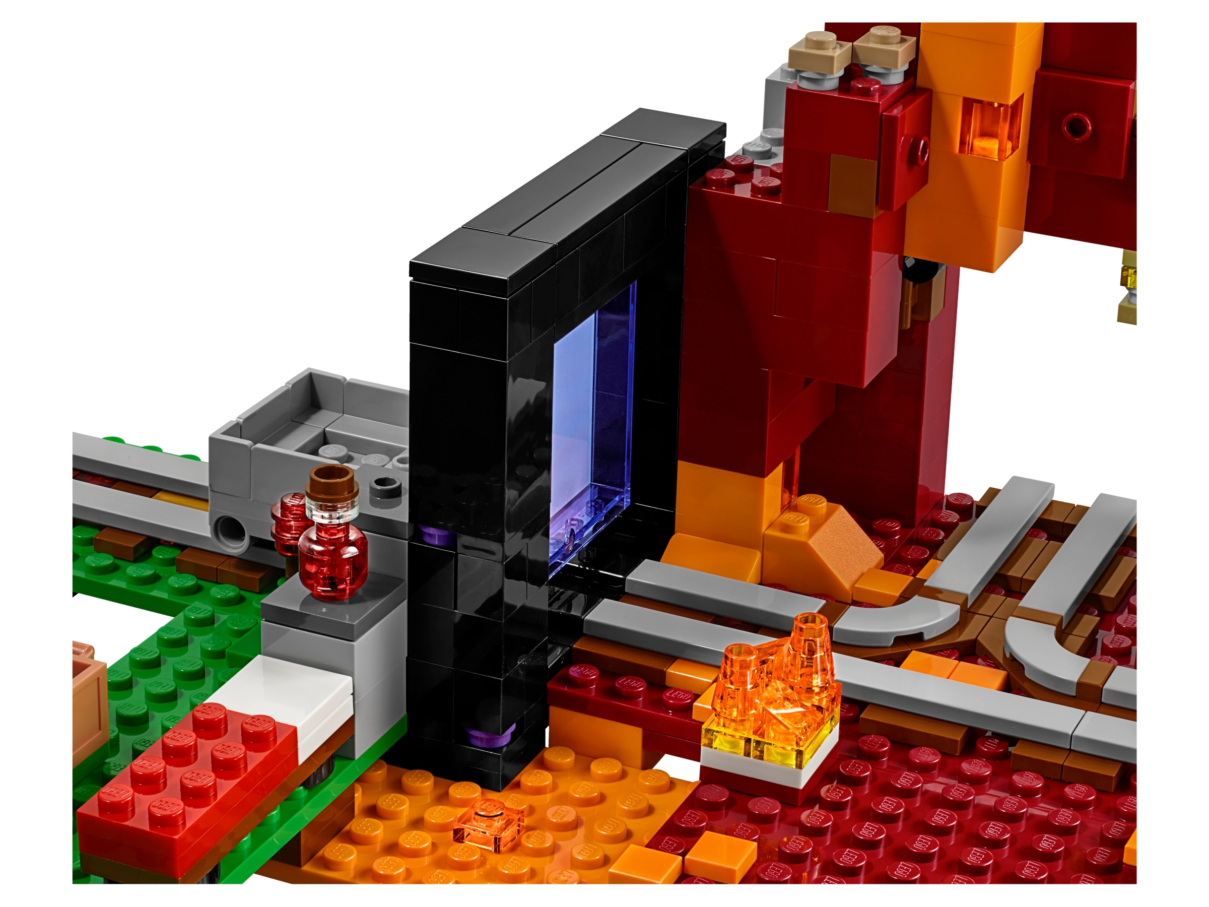 lego minecraft the nether portal 21143 building kit