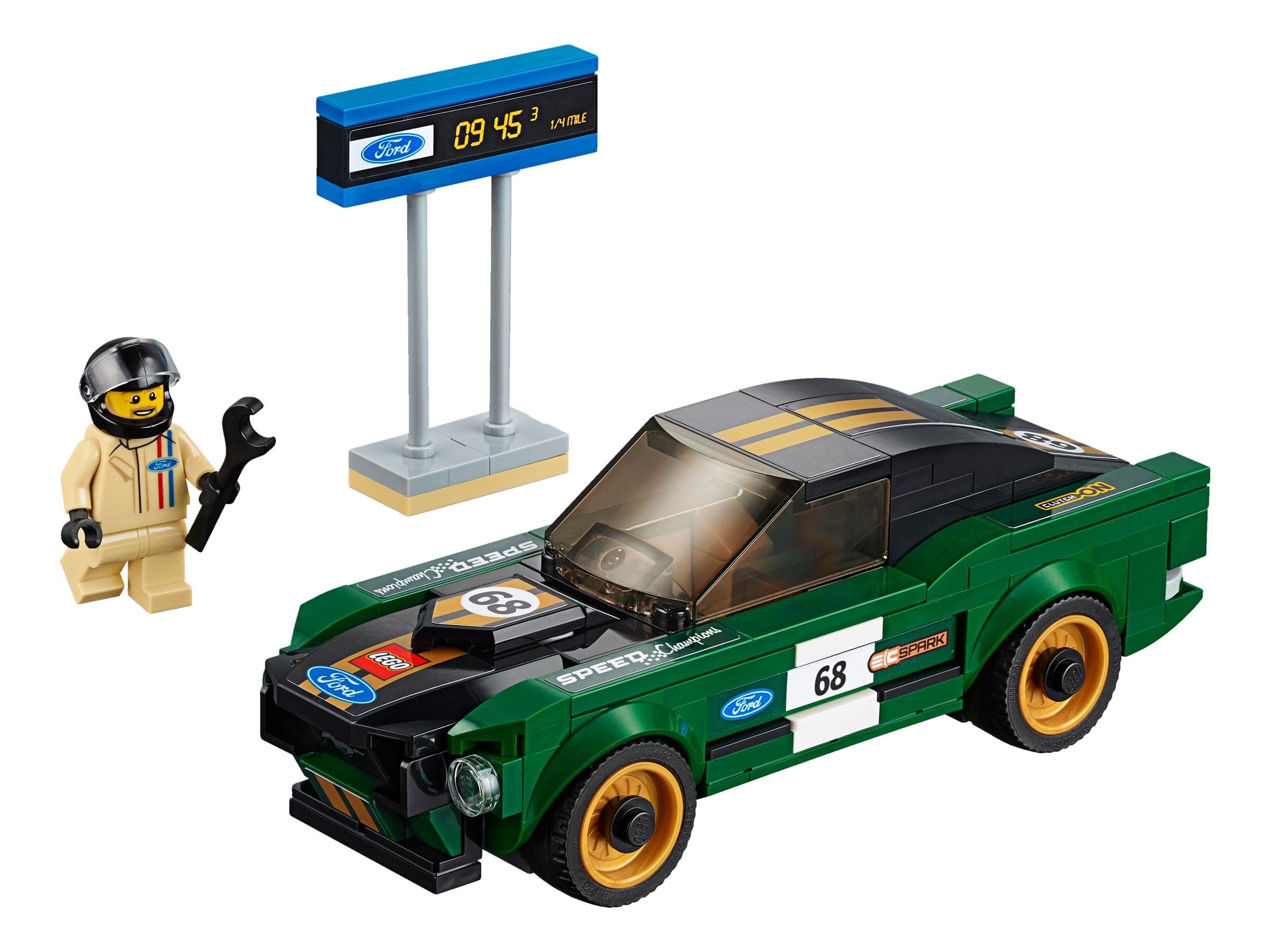 1968 ford mustang fastback lego