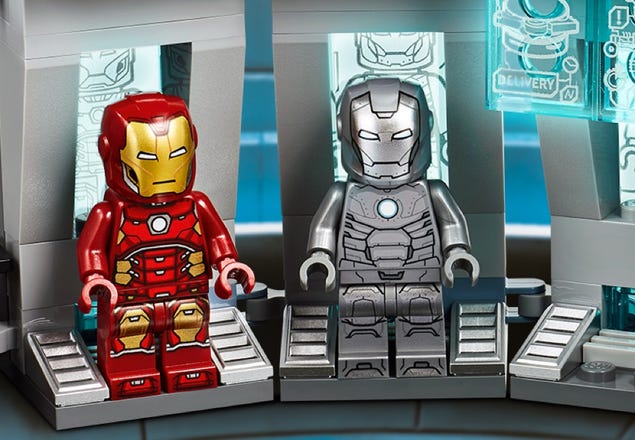 Iron Man Armory 76167 Marvel Buy Online At The Official Lego Shop Us - iron man game in roblox